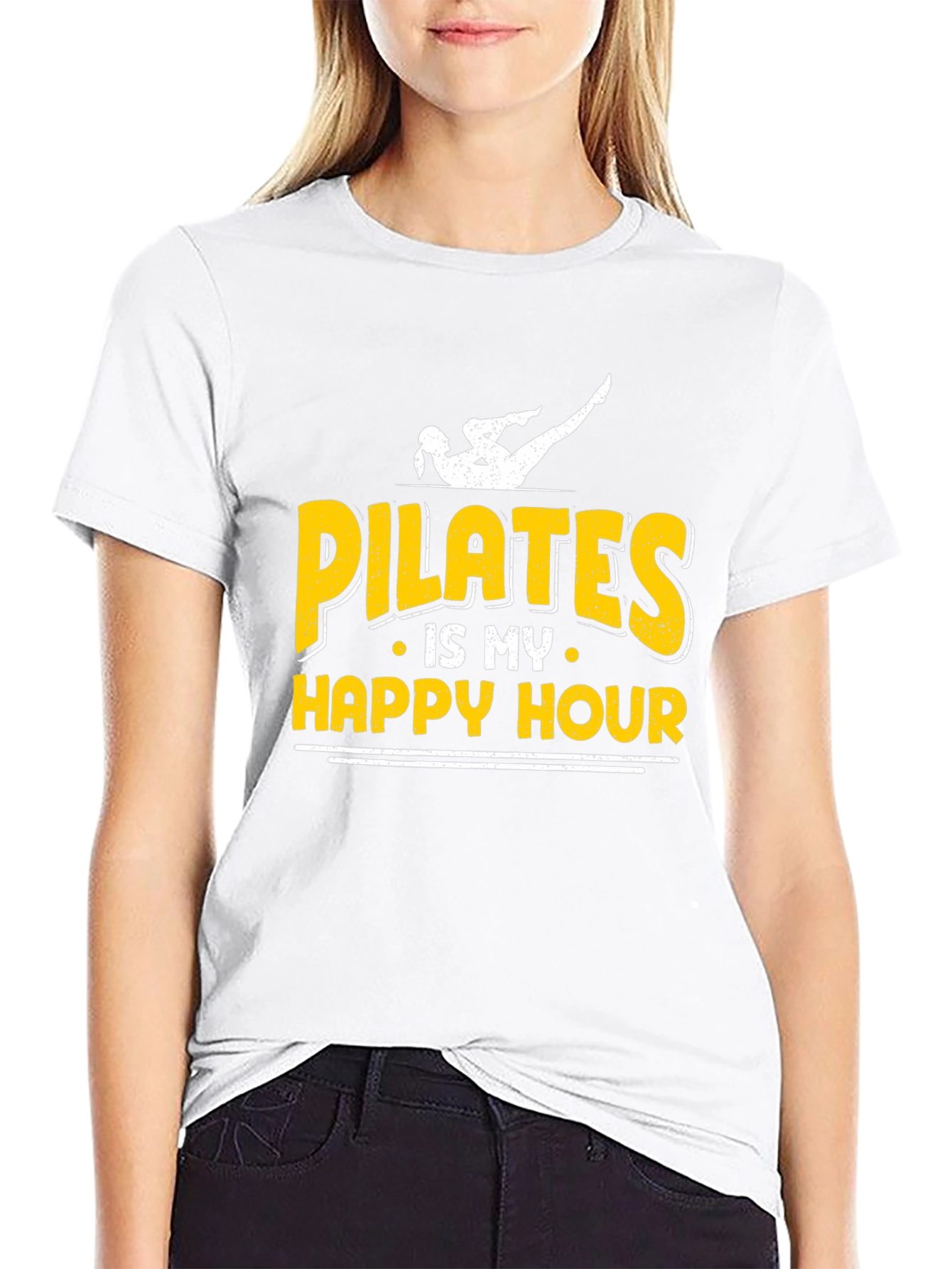 Pilates is My Happy Hour Graphic Tee