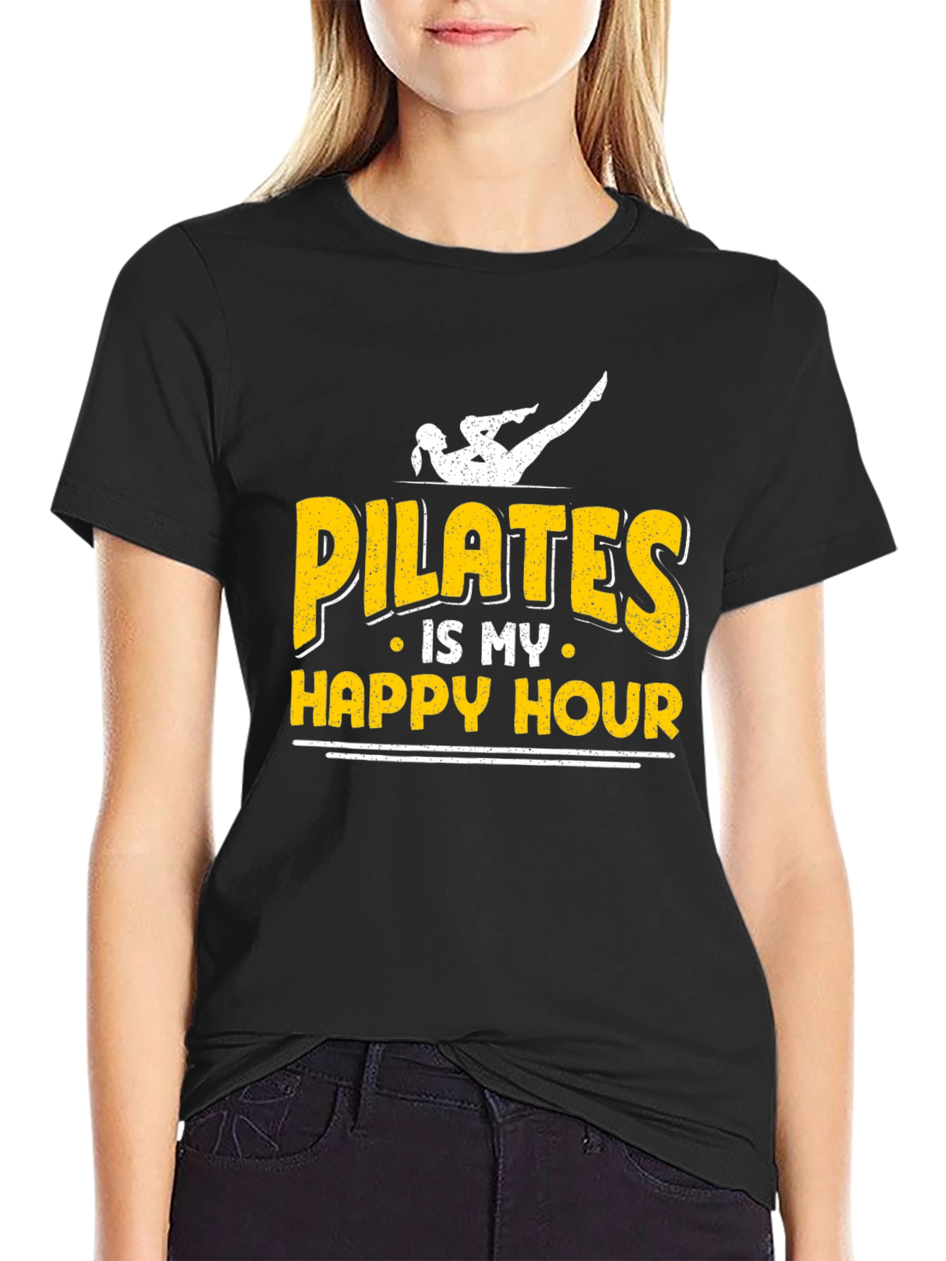 Pilates is My Happy Hour Graphic Tee