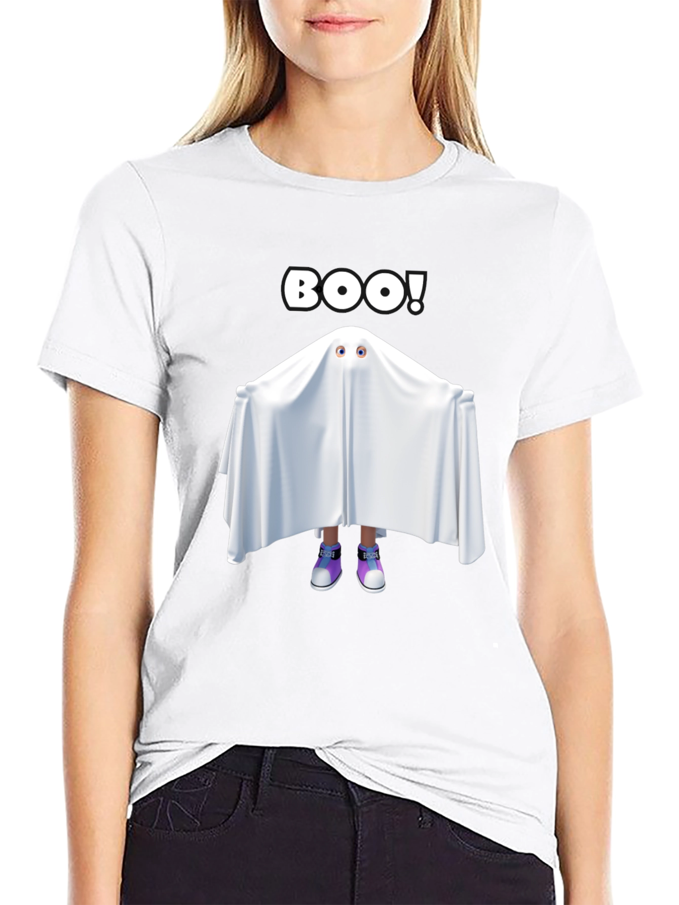 Boo! Ghost T-Shirt - Halloween Spooky Season Tee