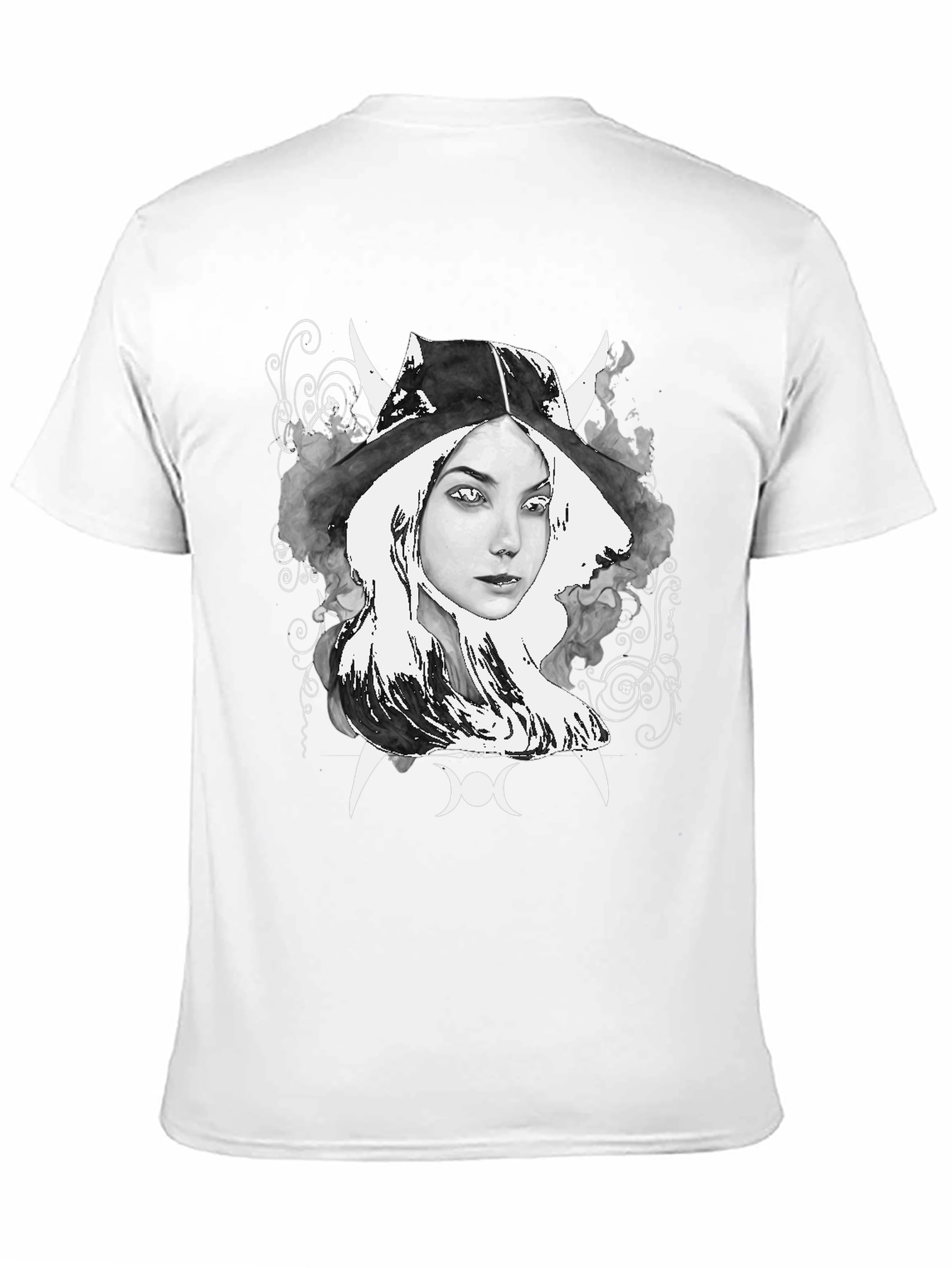 Witch Graphic Tee - Dark Aesthetic Clothing