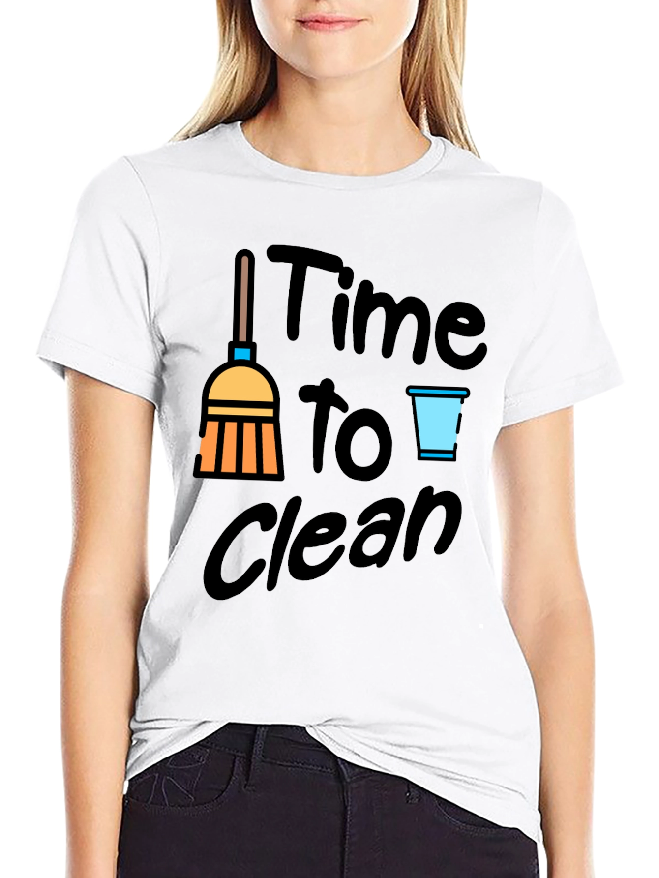 Time To Clean Graphic Tee