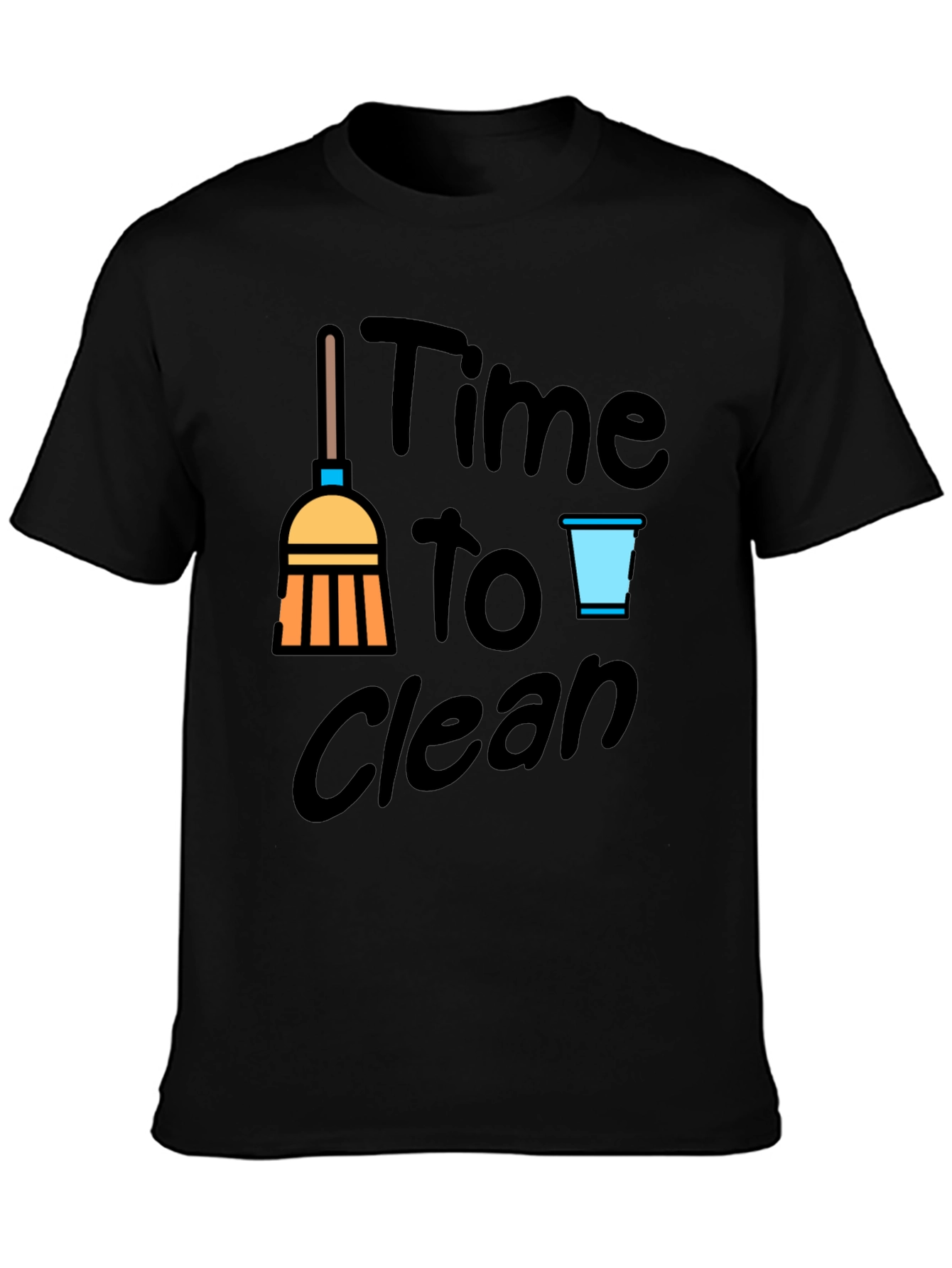 Time To Clean Graphic Tee