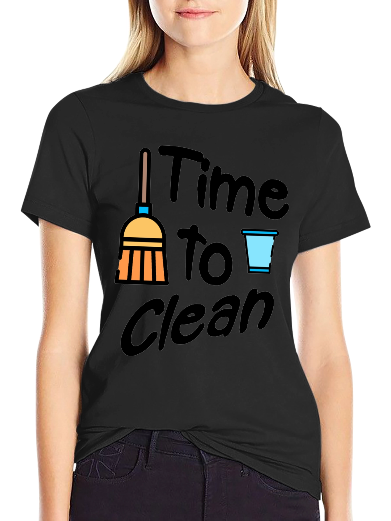 Time To Clean Graphic Tee