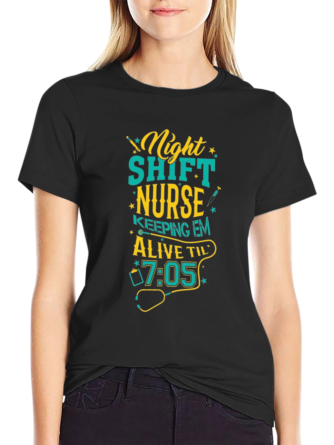 Night Shift Nurse Graphic Tee