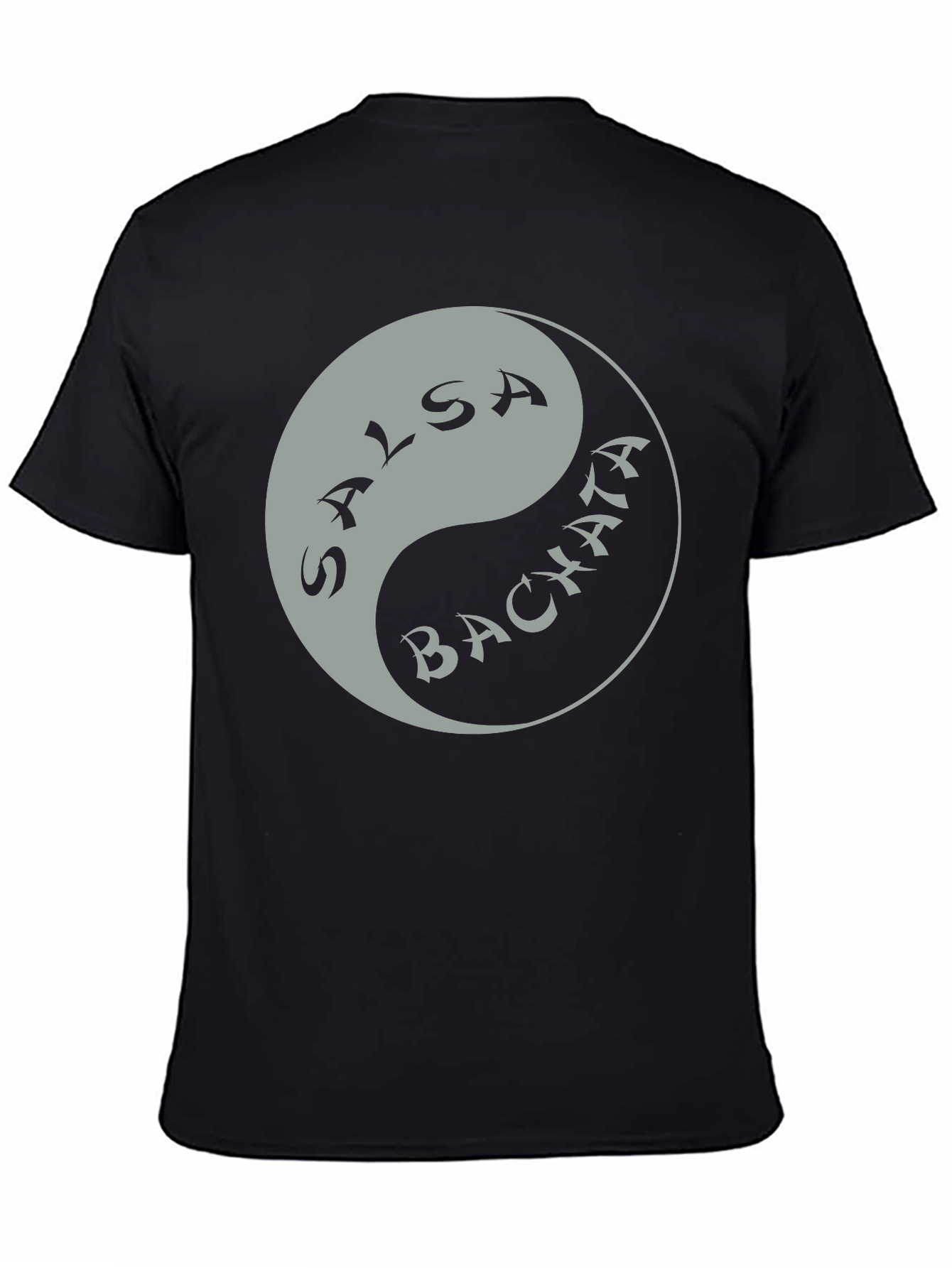 Salsa Bachata Yin Yang Black T-Shirt