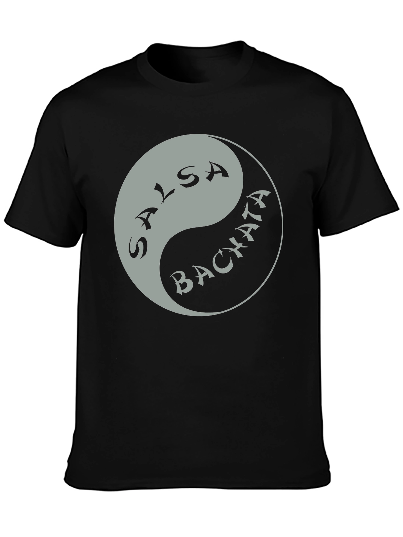 Salsa Bachata Yin Yang Black T-Shirt