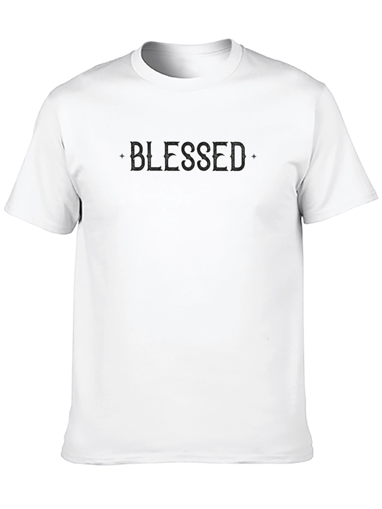 Blessed Black Crew Neck T-Shirt