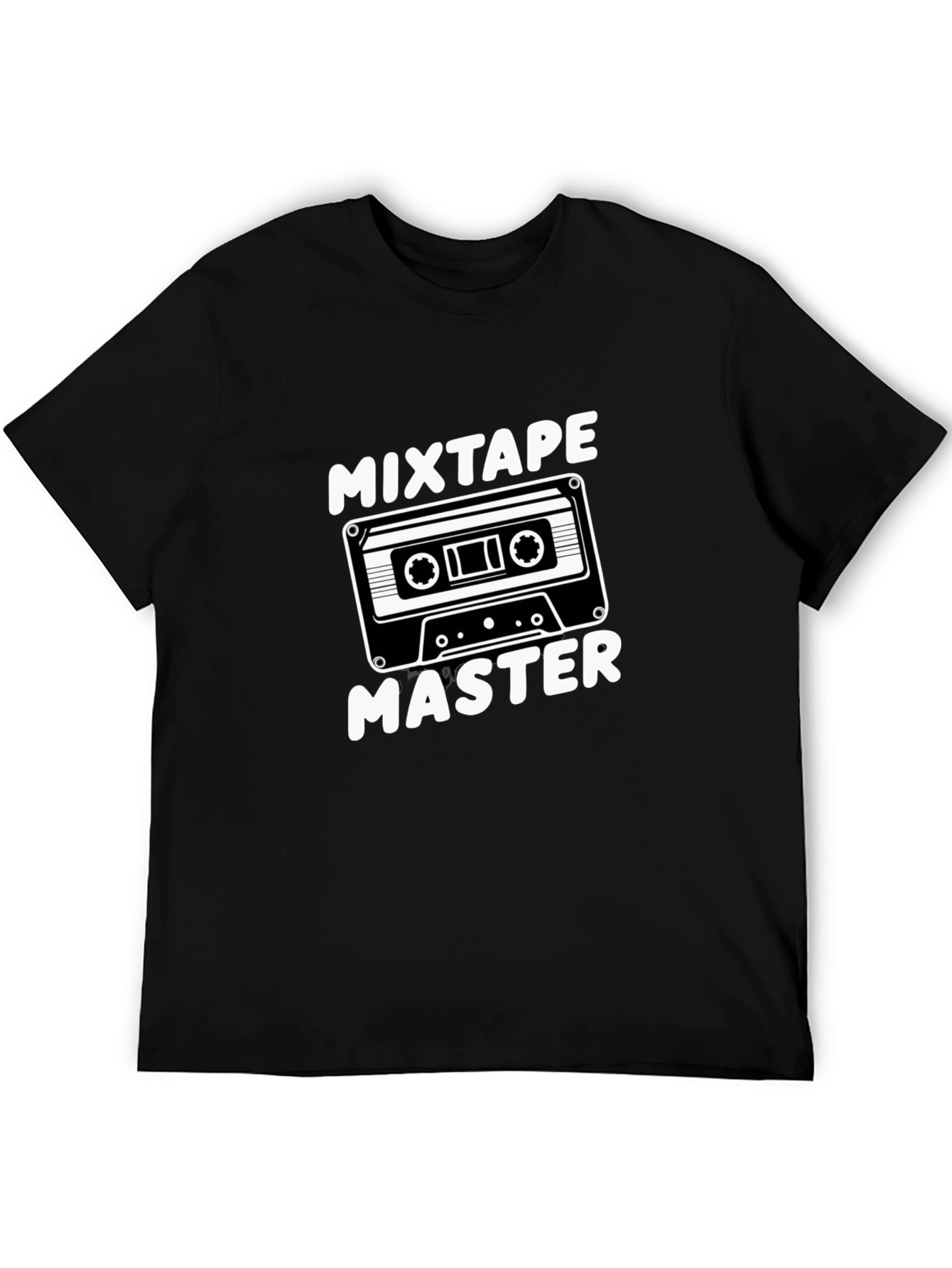 Mixtape Master Black Graphic T-Shirt