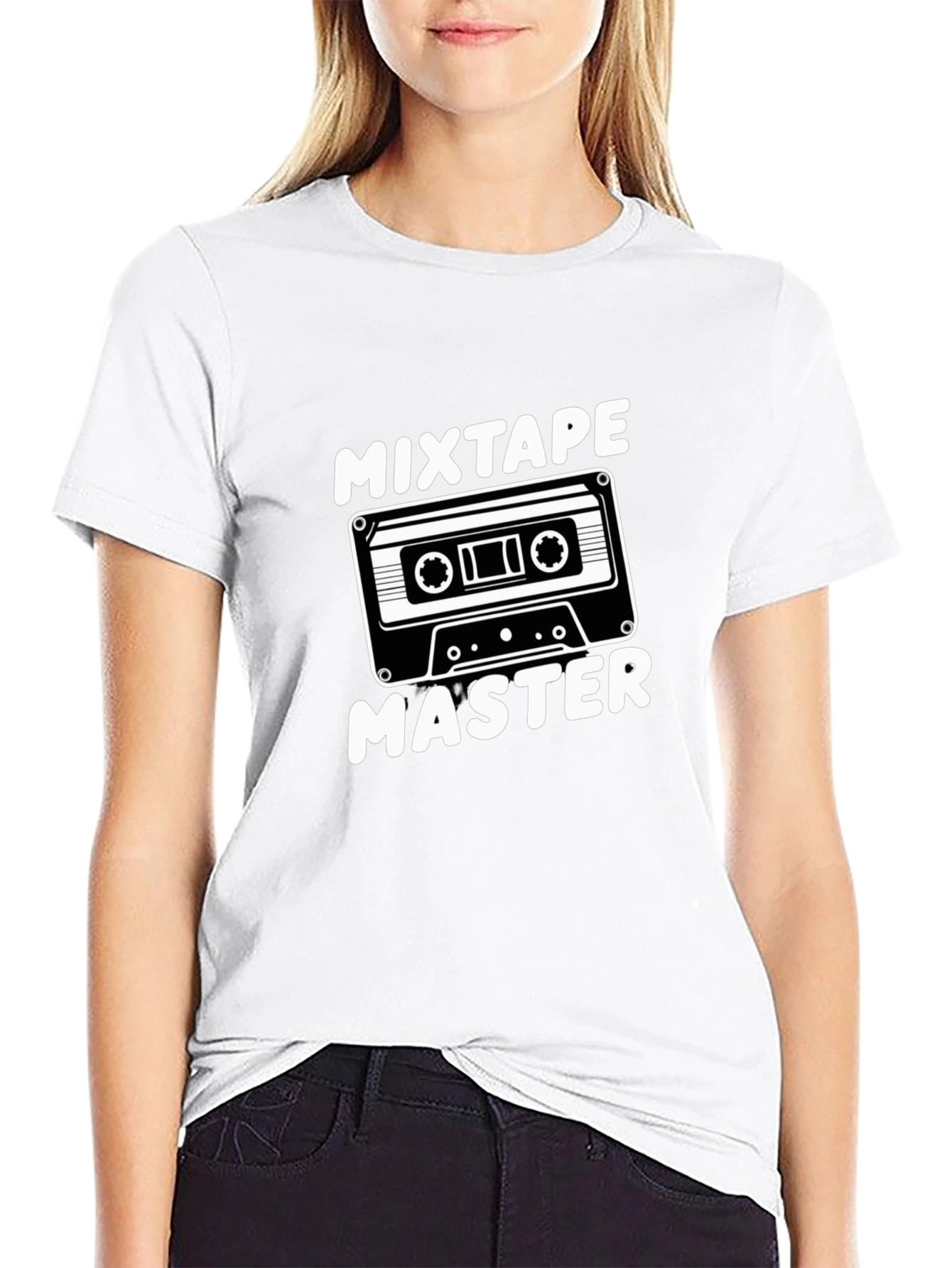 Mixtape Master Black Graphic T-Shirt