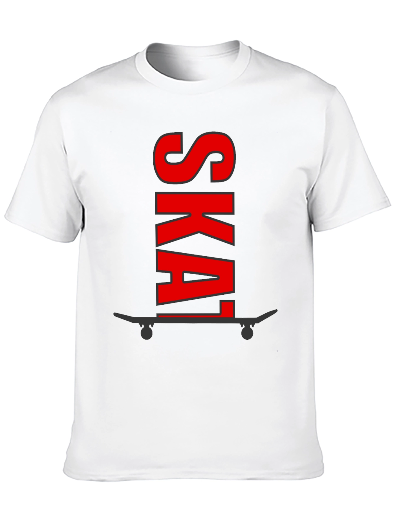 Skate Graphic Tee - Black Cotton Skateboard Shirt