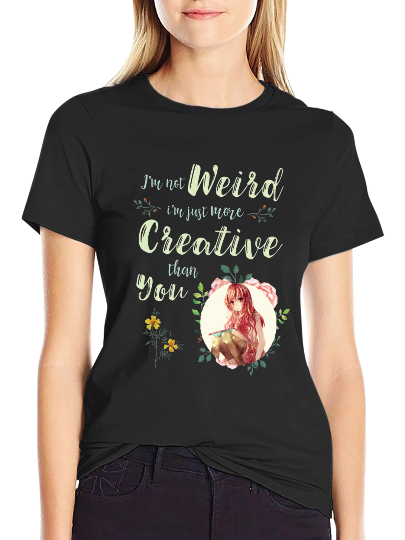 Creative Anime Art T-Shirt