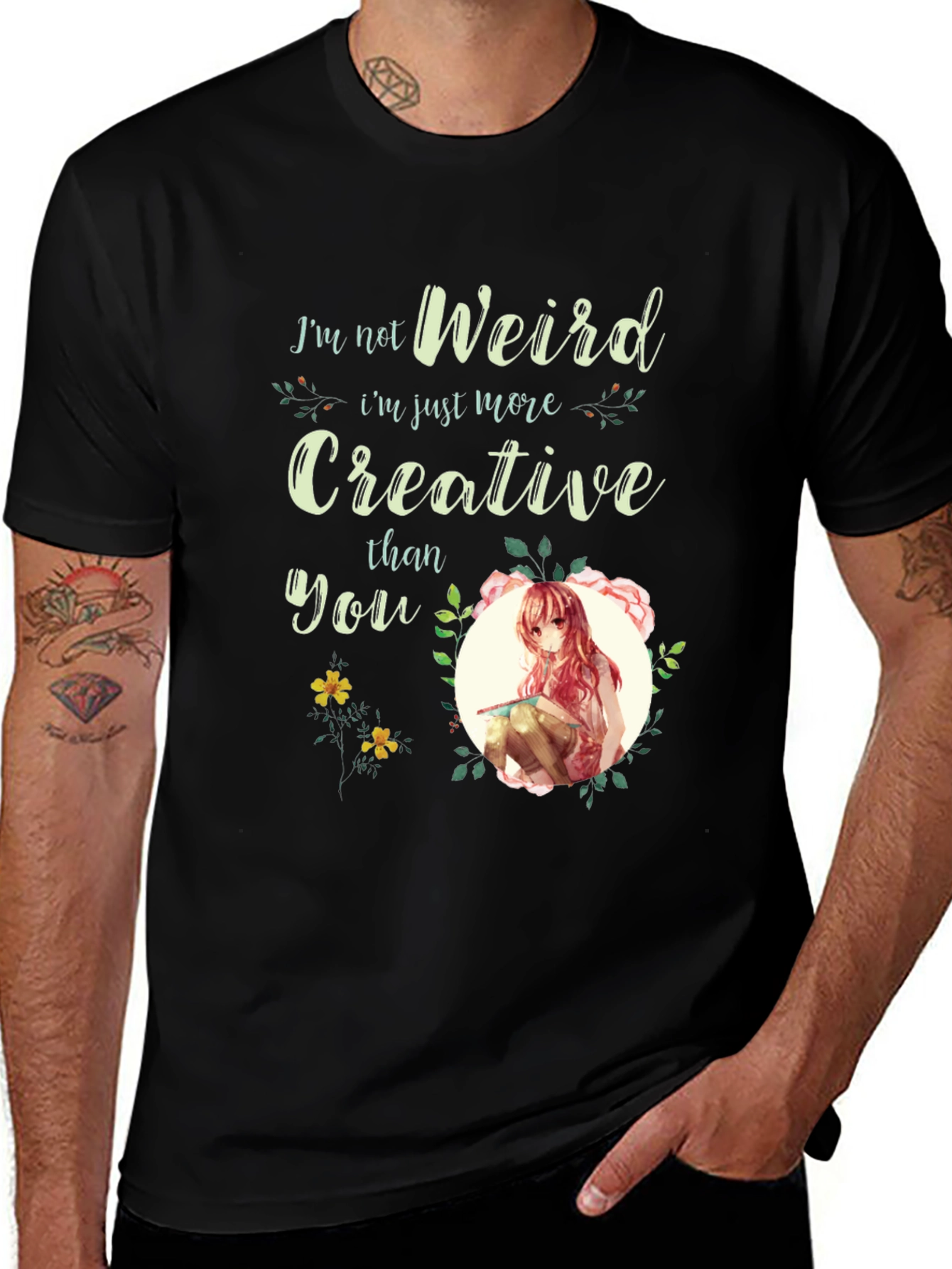 Creative Anime Art T-Shirt