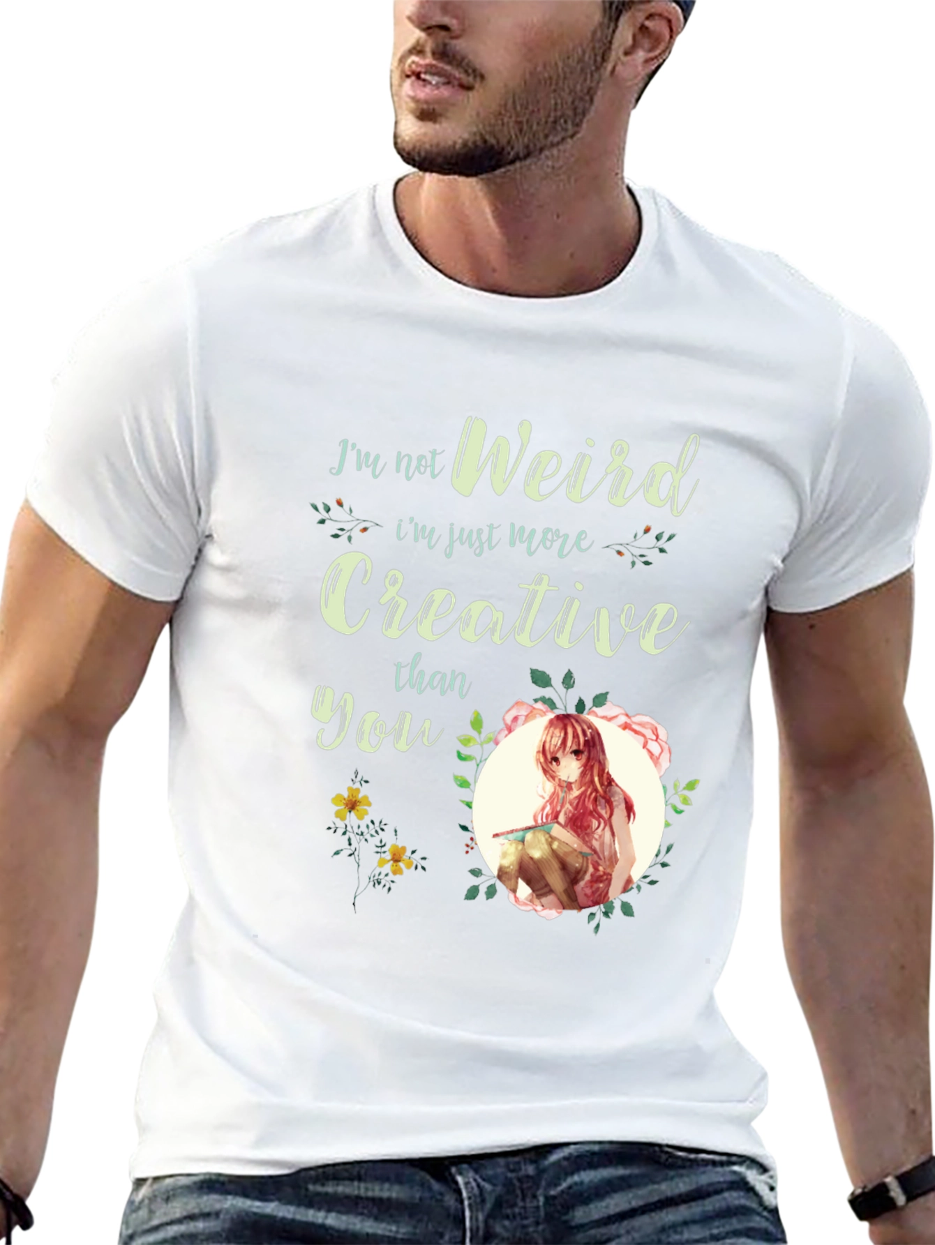 Creative Anime Art T-Shirt