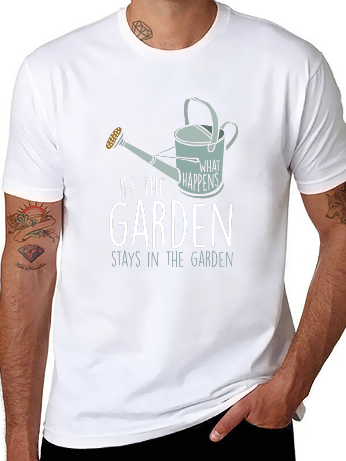 In the Garden T-Shirt - Gardening Humor Tee
