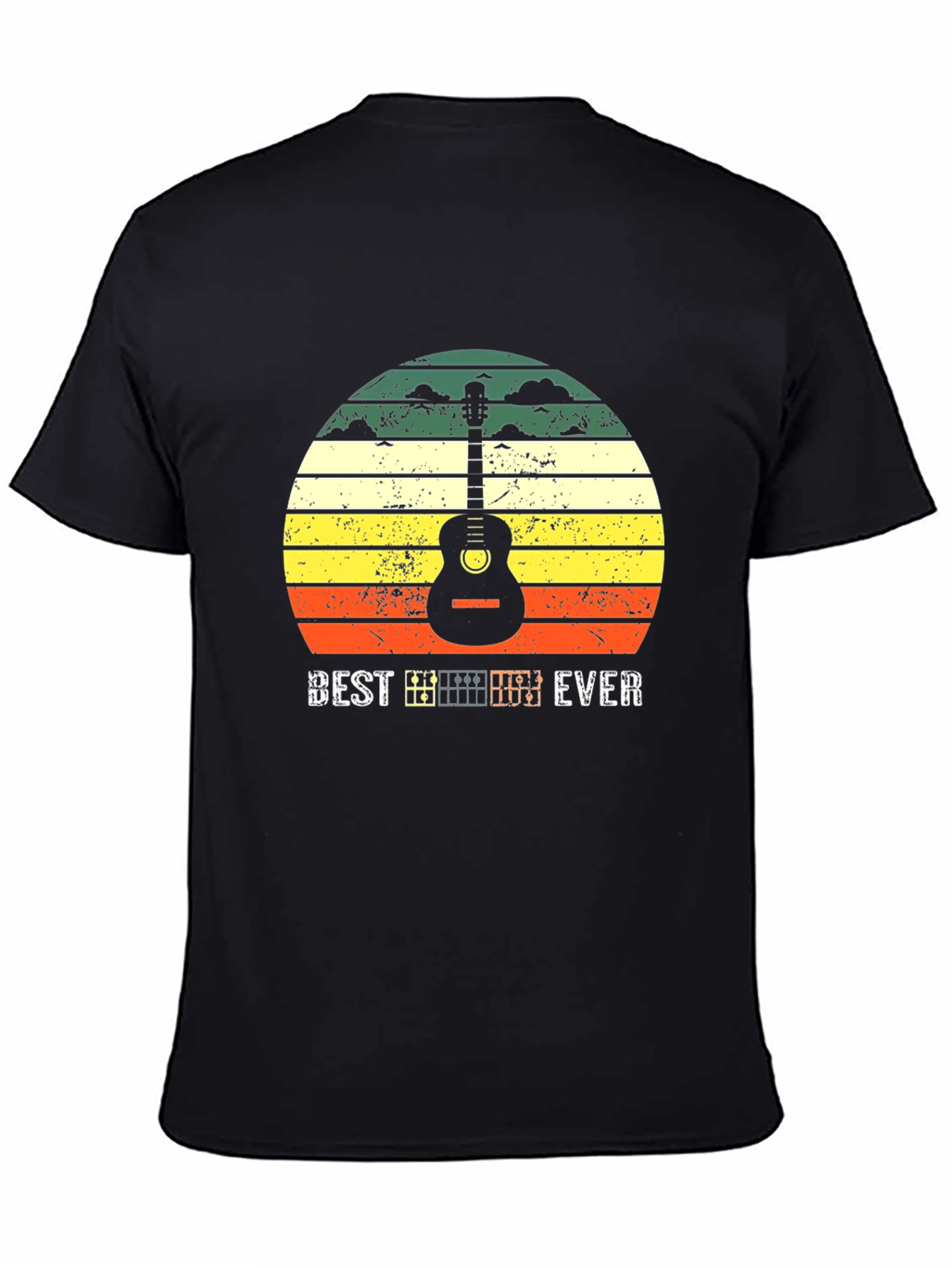 Best Dad Ever Guitar T-Shirt