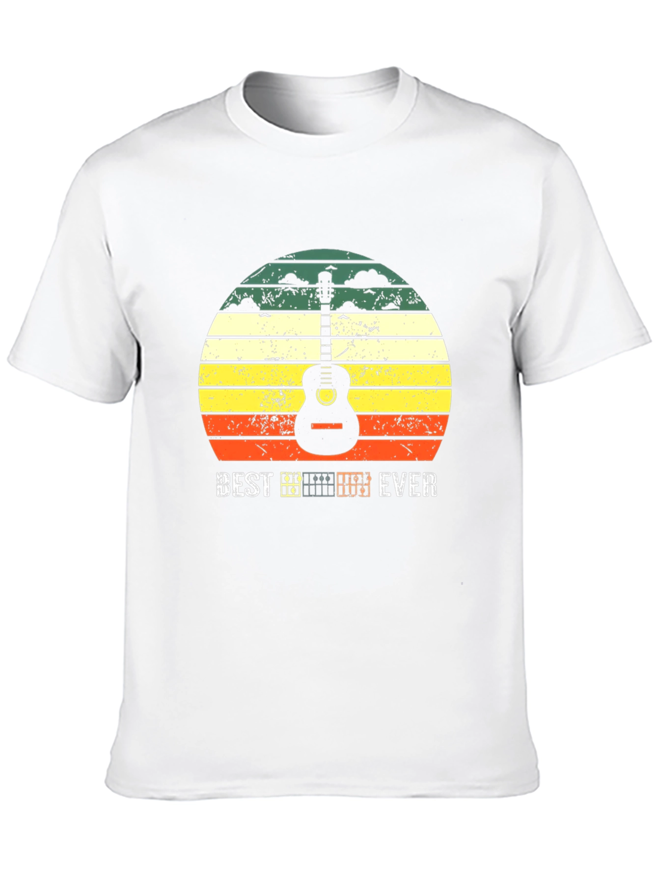Best Dad Ever Guitar T-Shirt