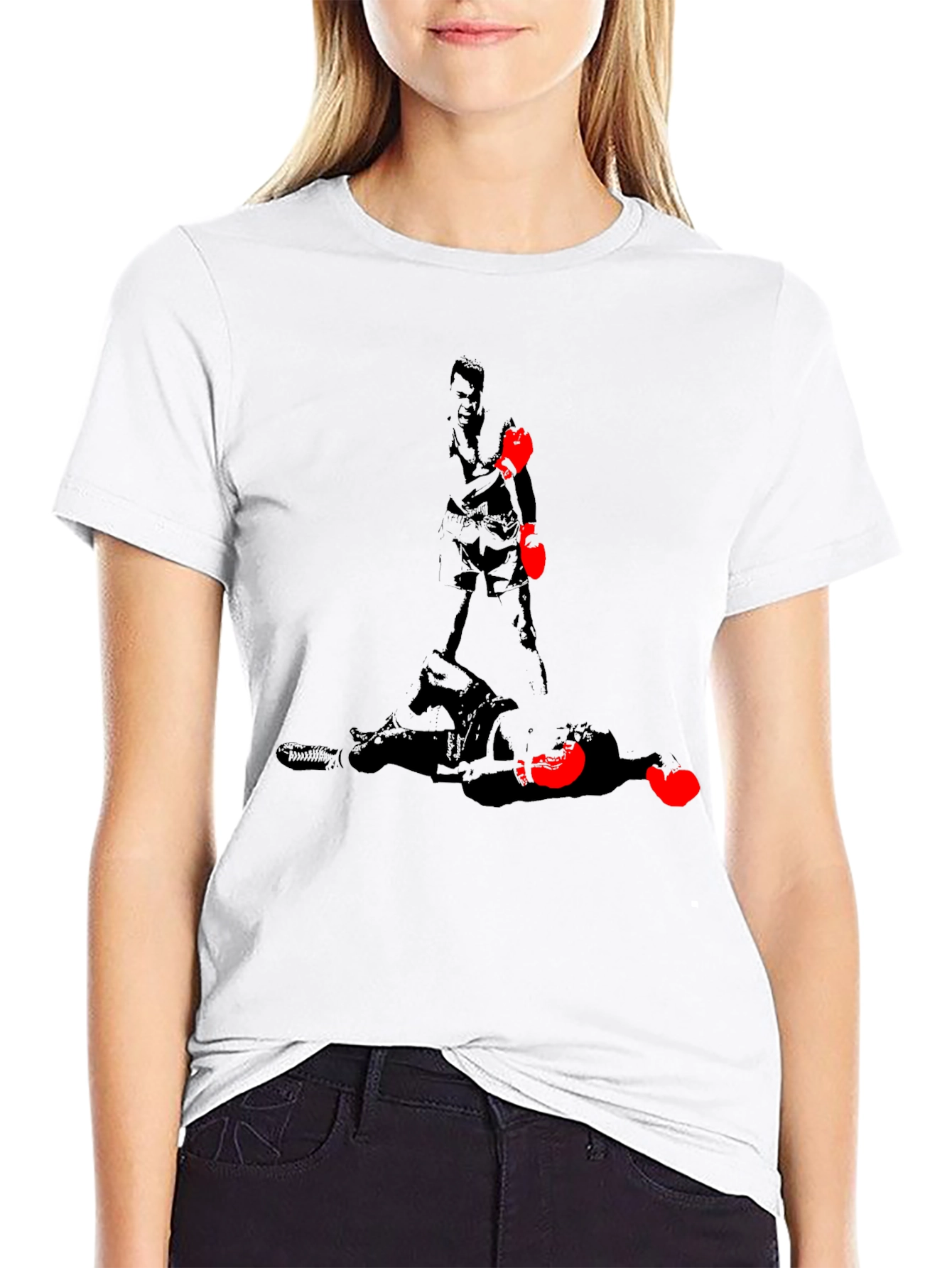 Boxing KO T-Shirt - Black Graphic Tee