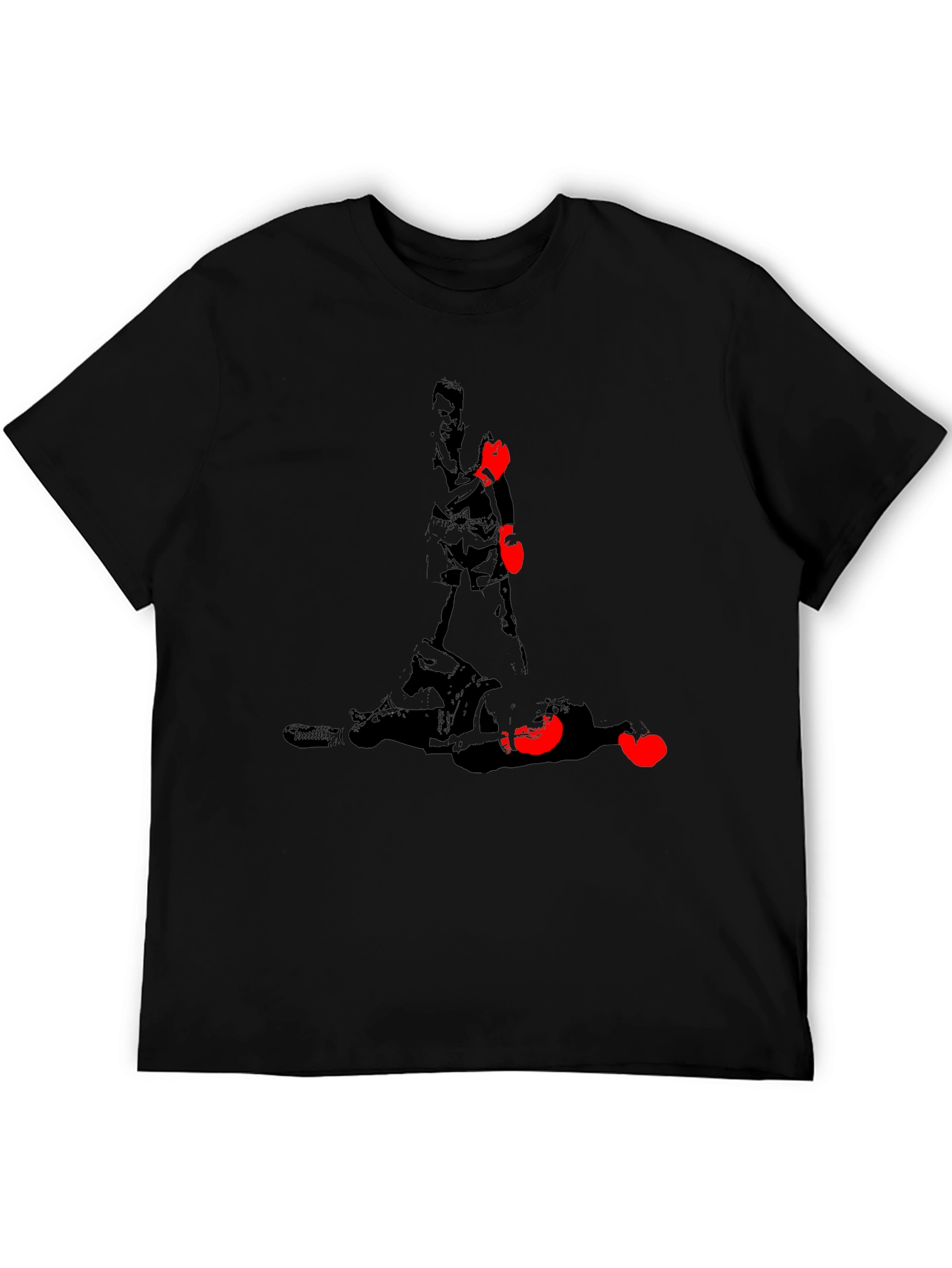 Boxing KO T-Shirt - Black Graphic Tee
