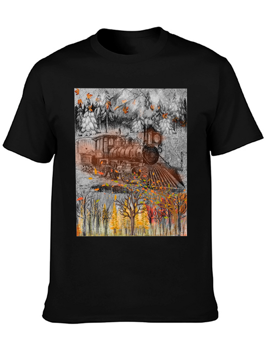 Vintage Train Graphic Tee