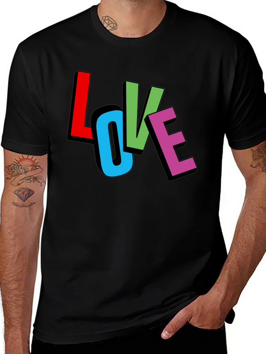 Love Graphic Black T-Shirt