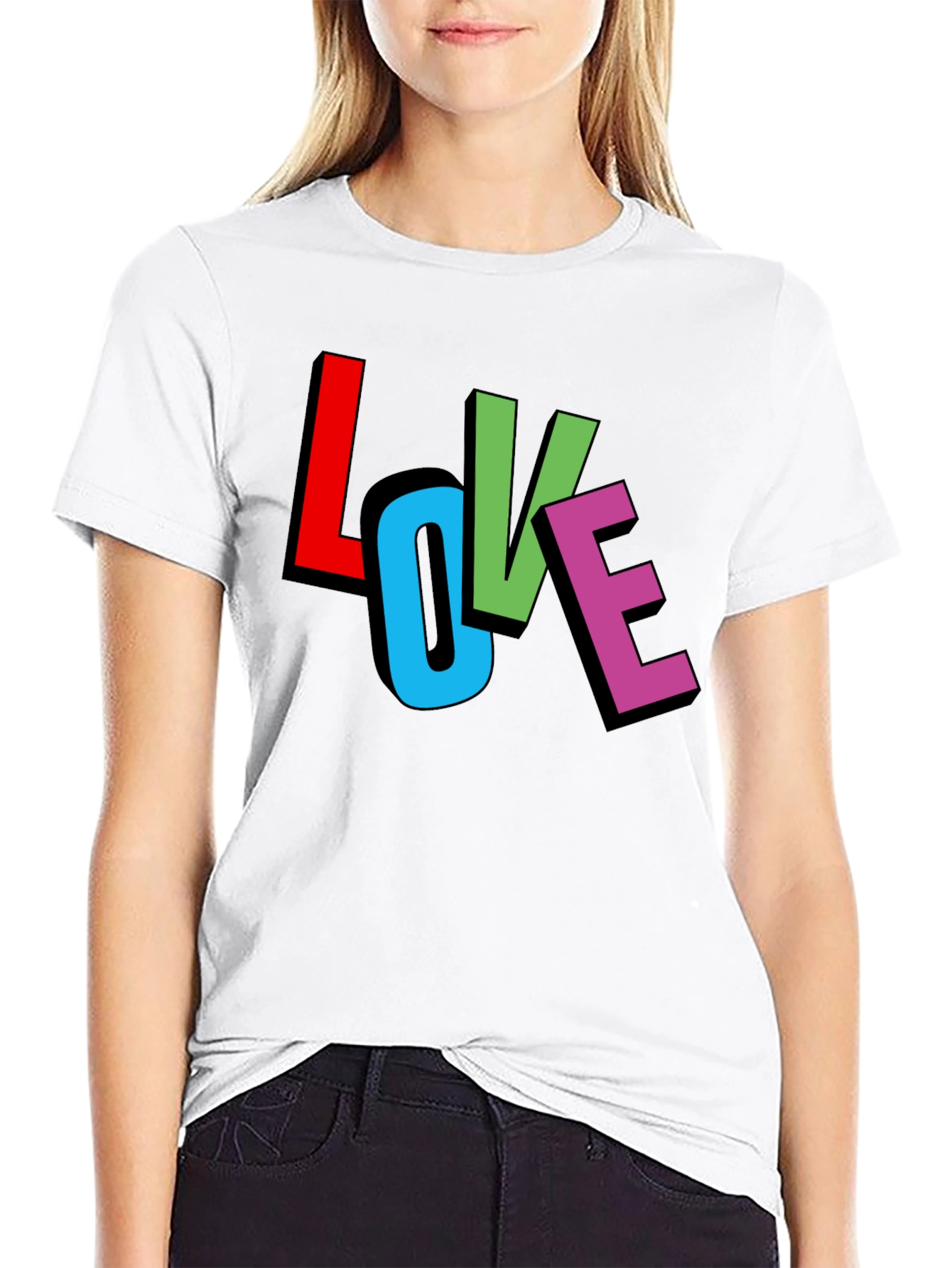 Love Graphic Black T-Shirt