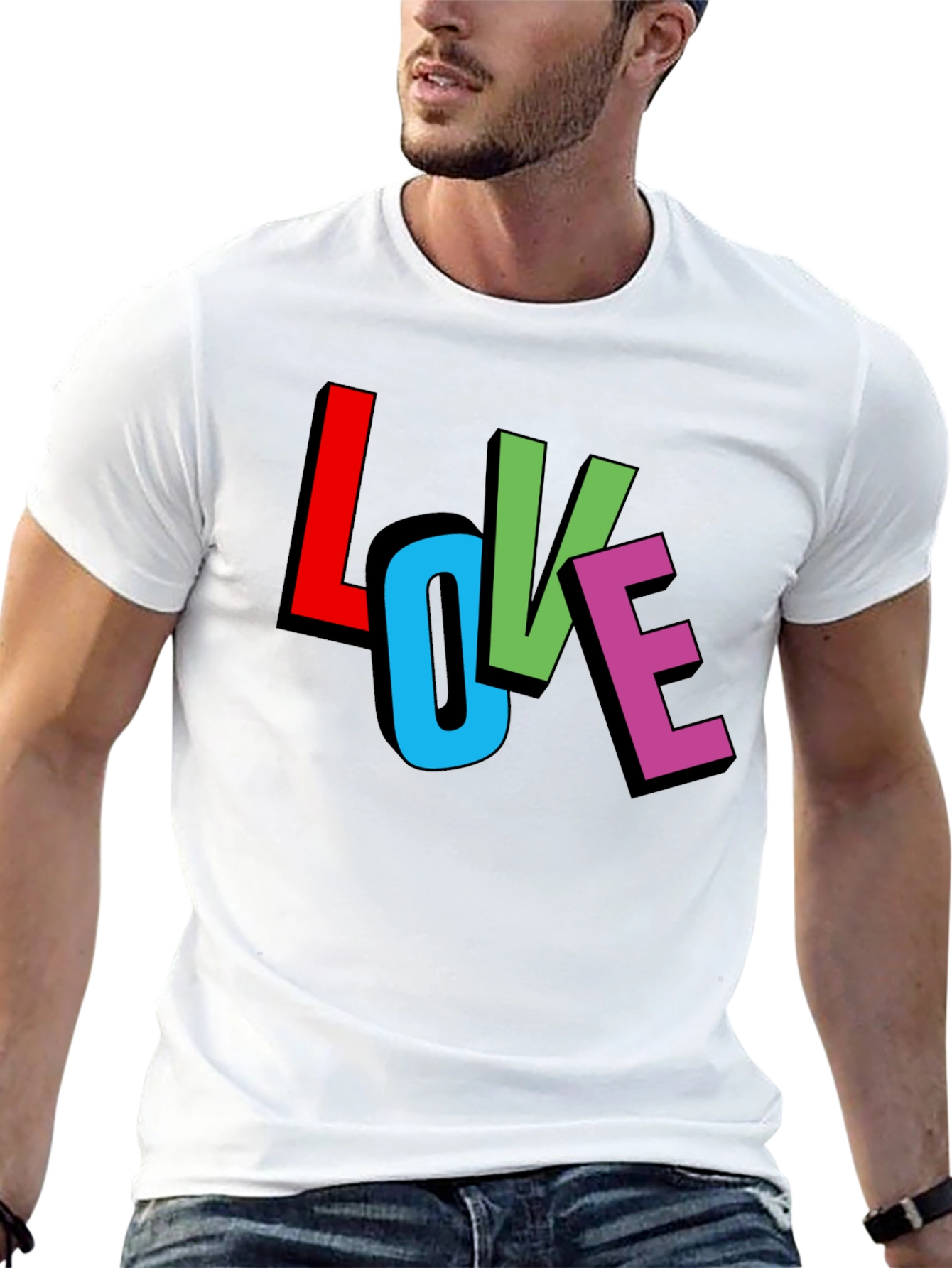 Love Graphic Black T-Shirt
