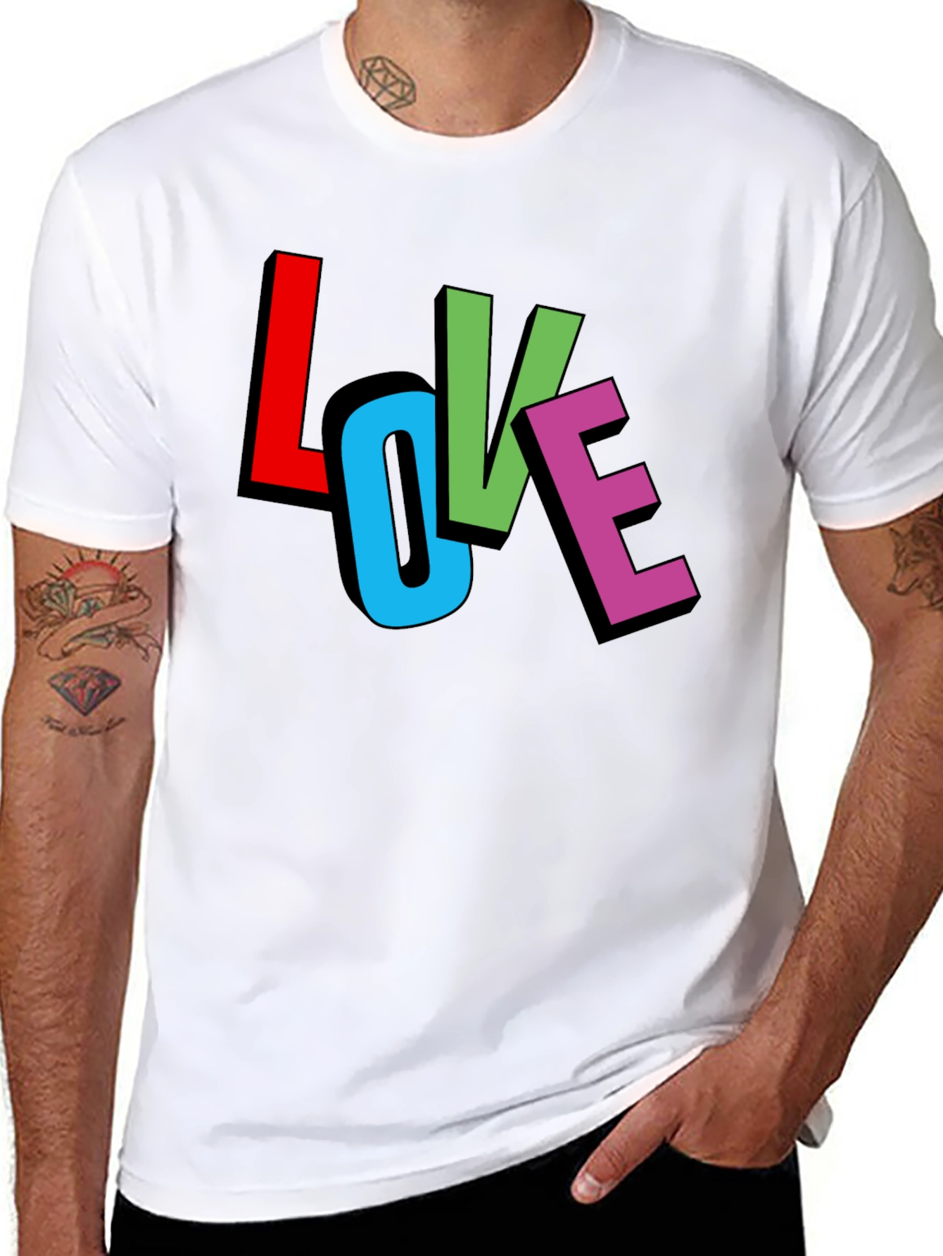 Love Graphic Black T-Shirt