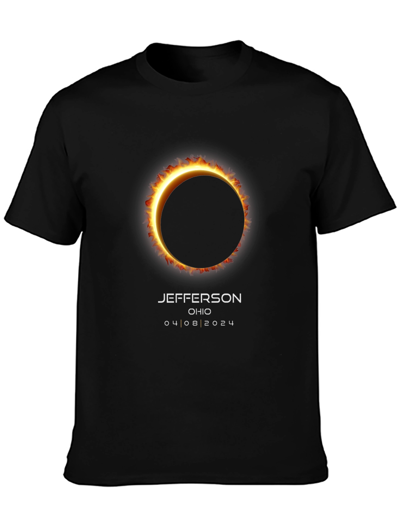 Jefferson Ohio Eclipse 04.08.2024 T-Shirt
