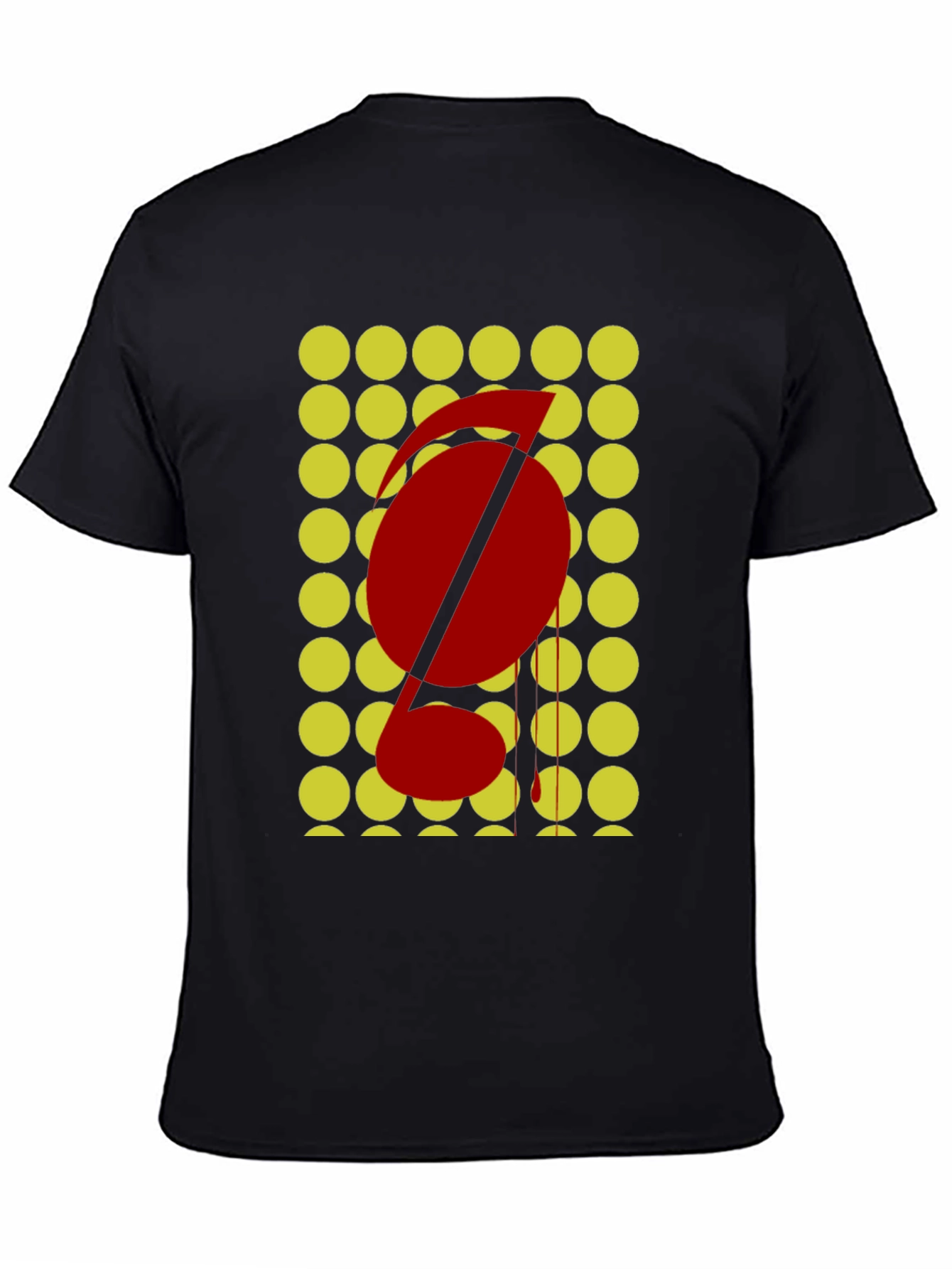 Abstract Graphic Tee - Black