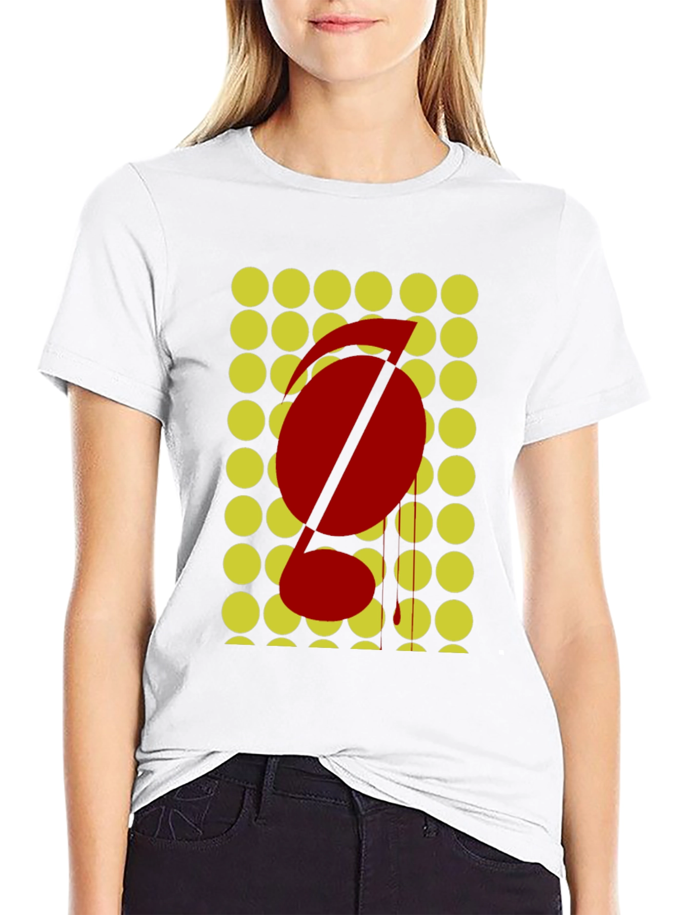 Abstract Graphic Tee - Black