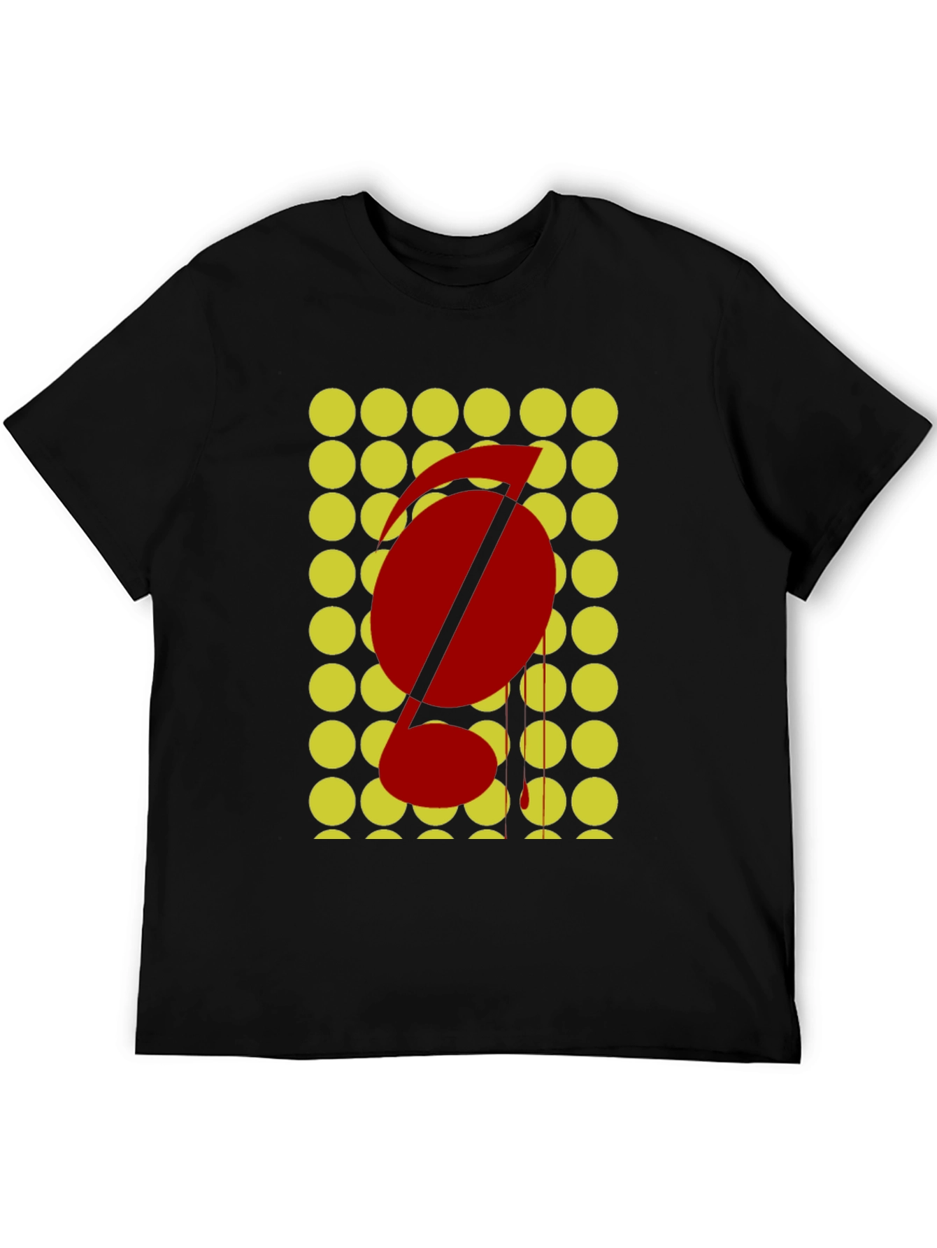 Abstract Graphic Tee - Black