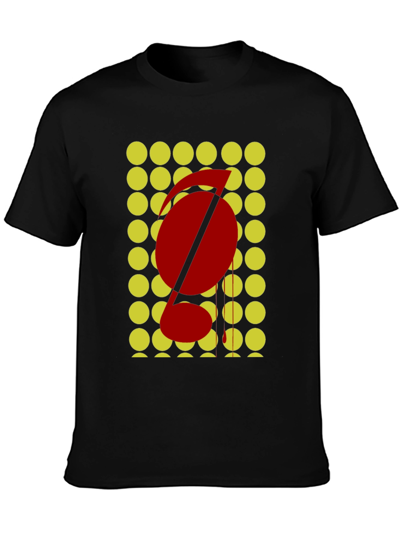 Abstract Graphic Tee - Black