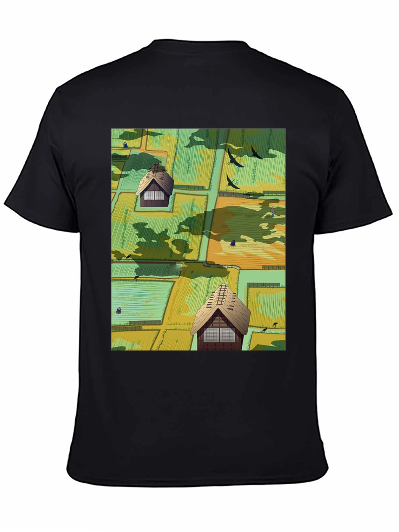 Japanese Rice Paddy Graphic Tee