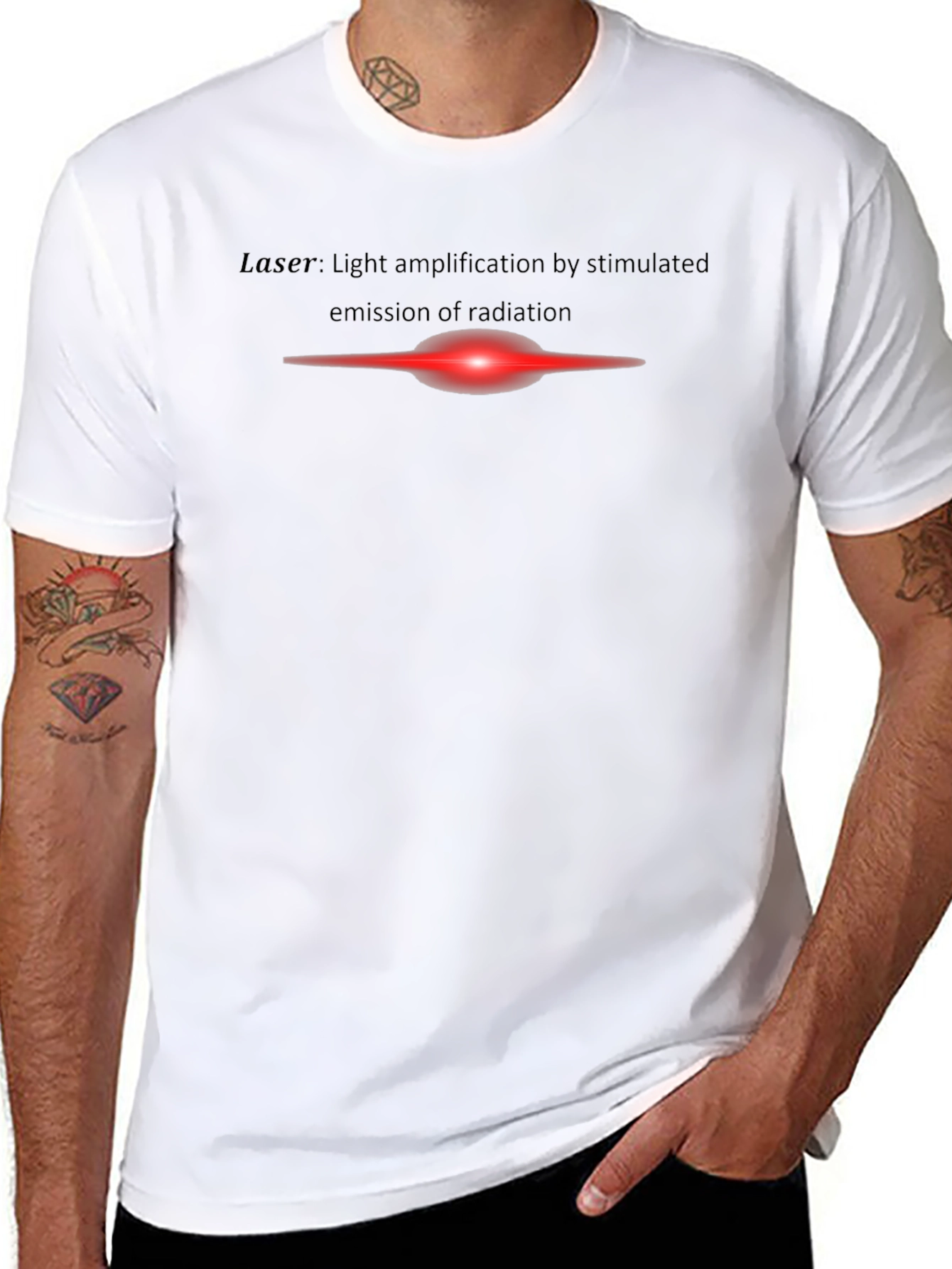 Laser Science T-Shirt: Light Amplification