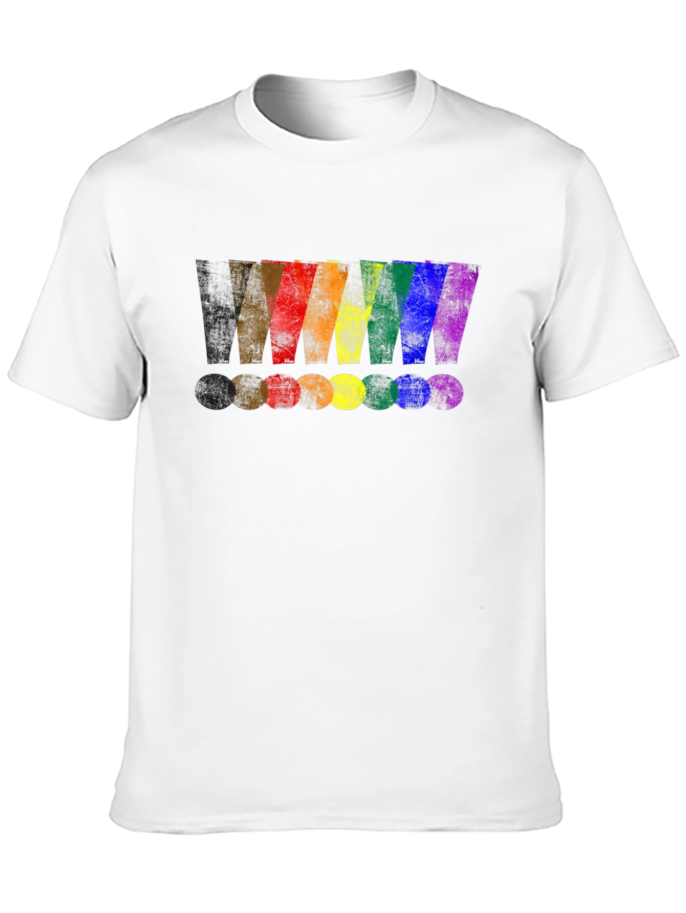 Rainbow Exclamation Mark Graphic T-Shirt