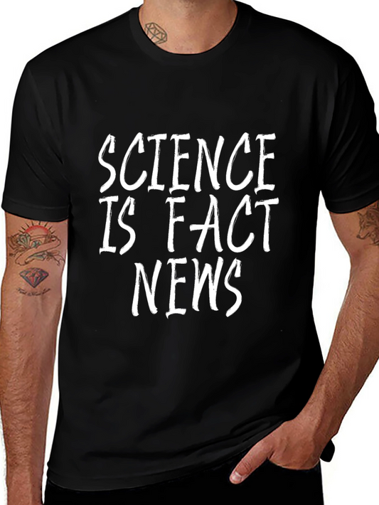 Science is Fact News Graphic Tee - Unisex