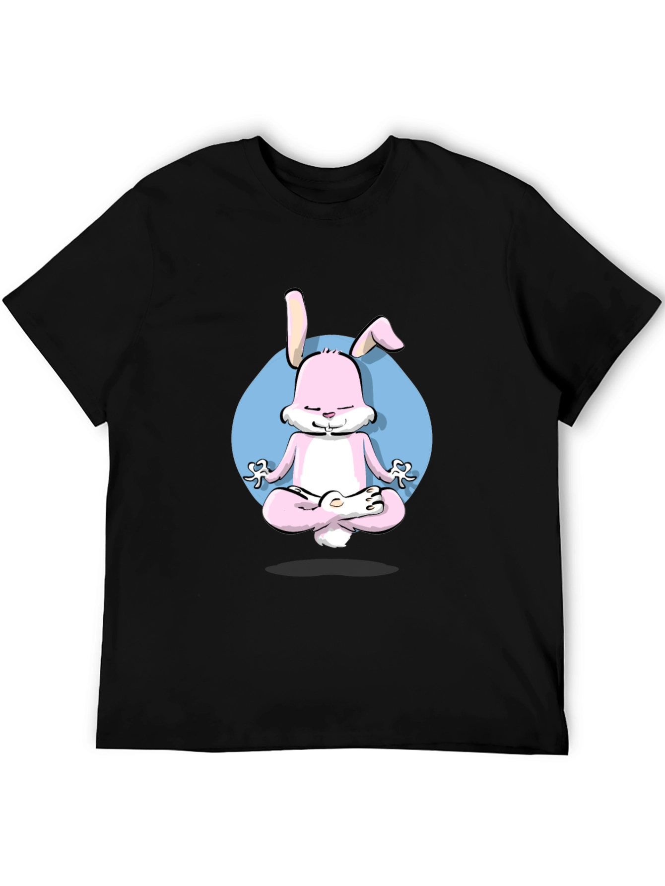 Zen Bunny T-Shirt - Meditating Hare Graphic Tee