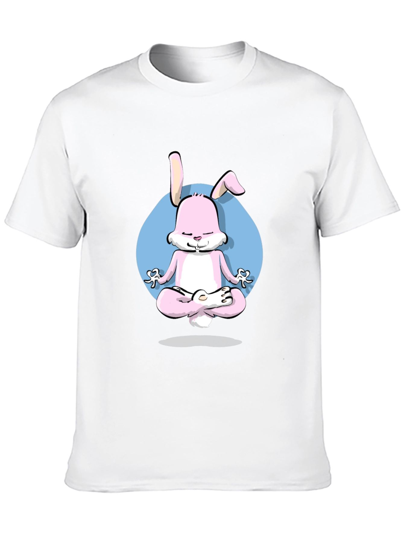 Zen Bunny T-Shirt - Meditating Hare Graphic Tee