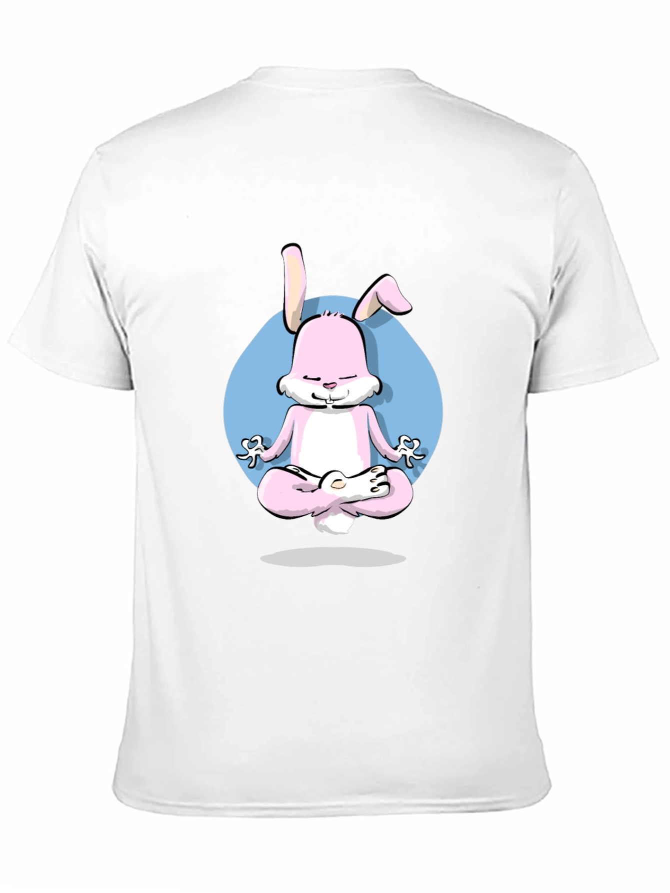 Zen Bunny T-Shirt - Meditating Hare Graphic Tee