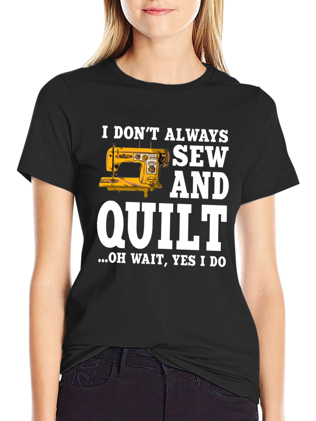 Sew & Quilt T-Shirt - Funny Quilting Gift Tee