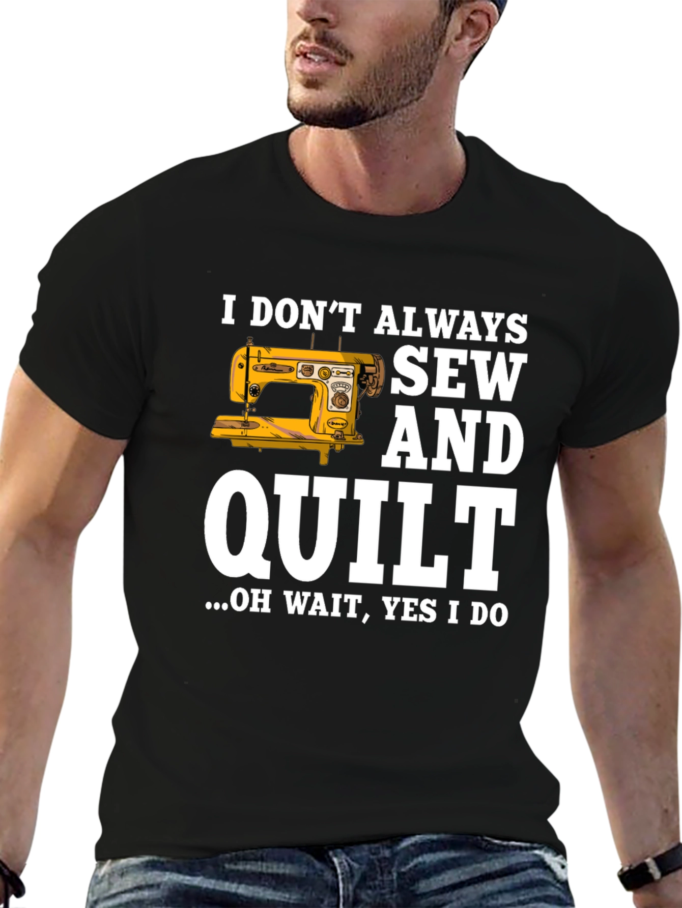 Sew & Quilt T-Shirt - Funny Quilting Gift Tee