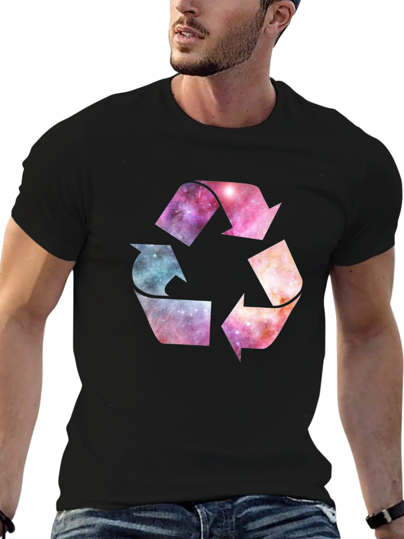 Galaxy Recycle Symbol Graphic Tee