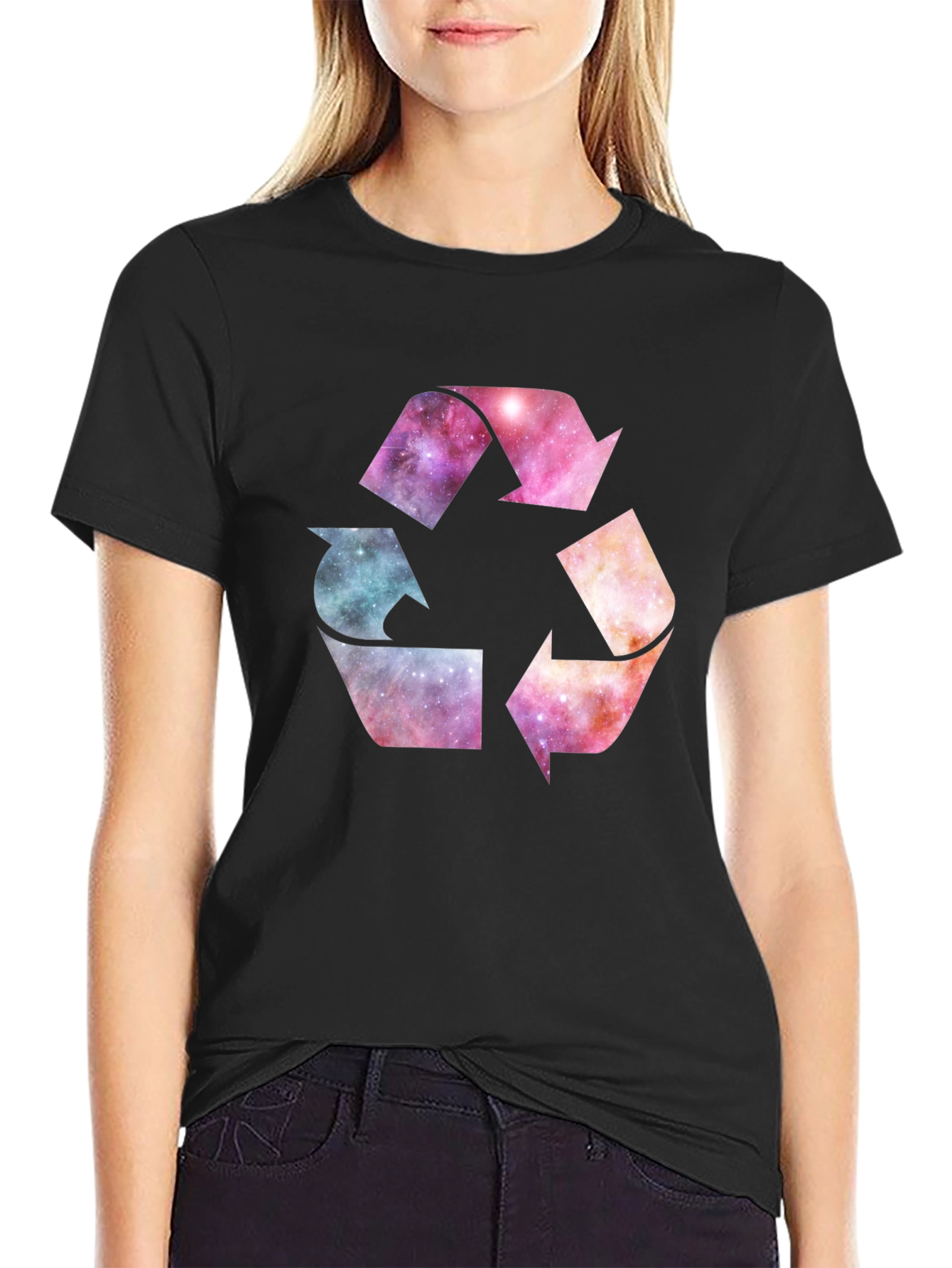 Galaxy Recycle Symbol Graphic Tee