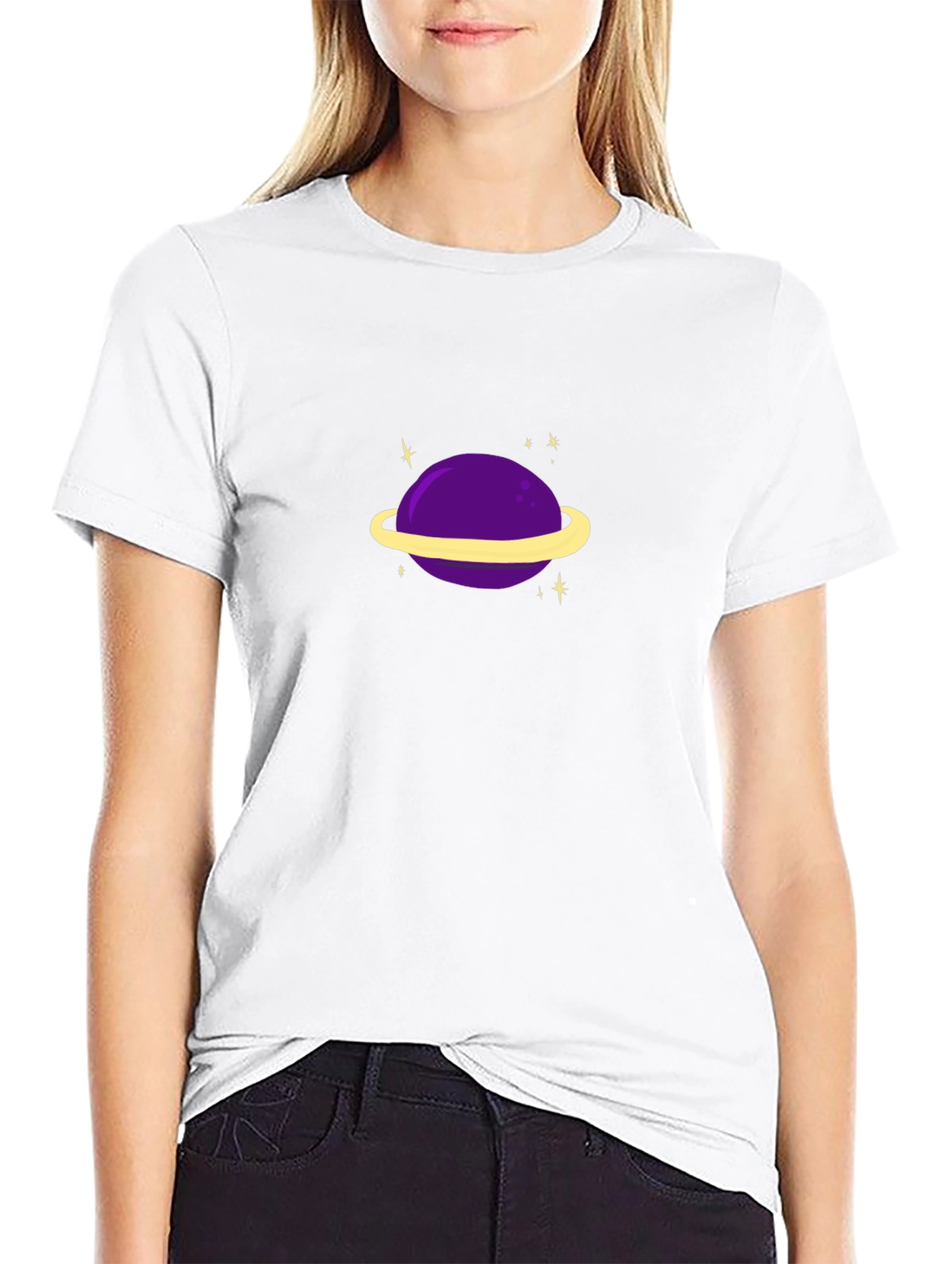 Planet Graphic Tee - Cool Space Design