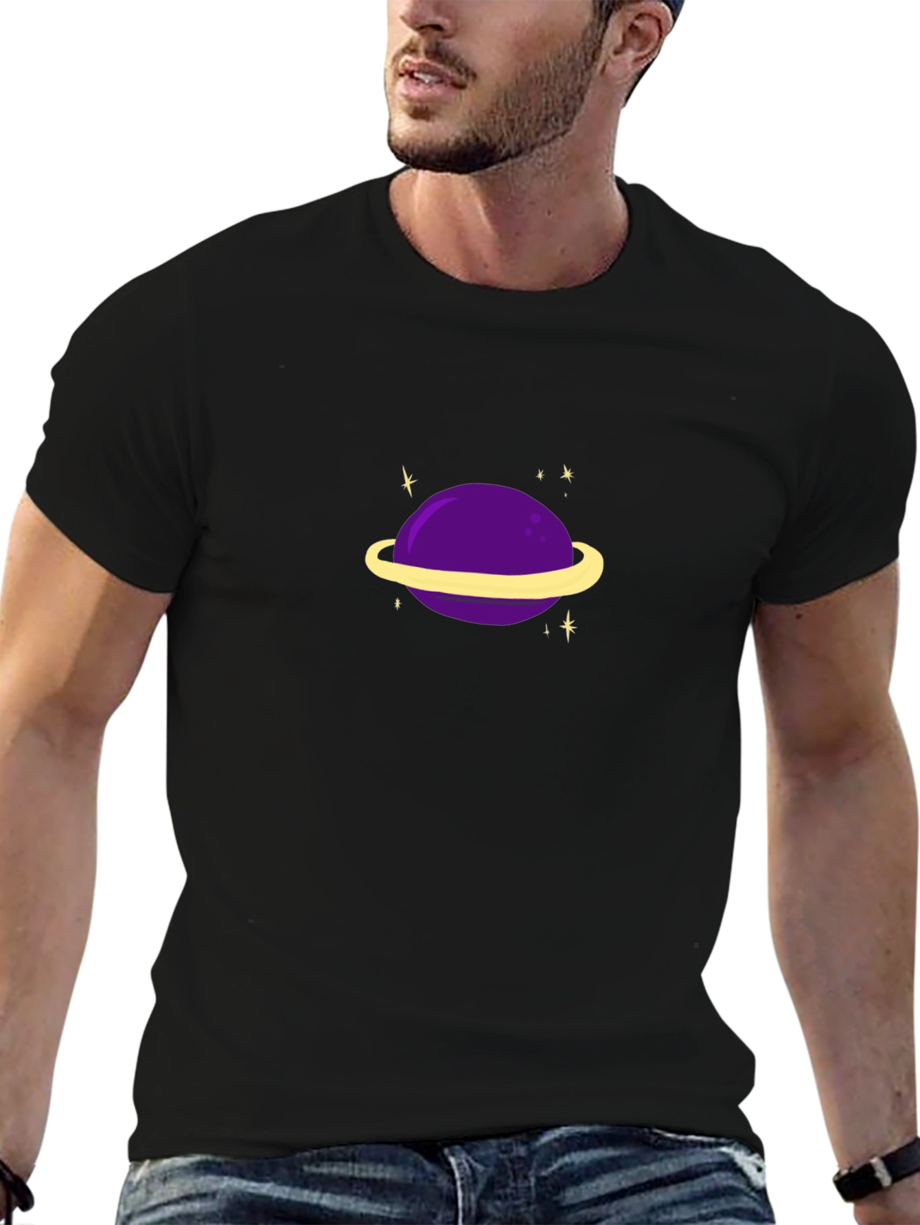 Planet Graphic Tee - Cool Space Design