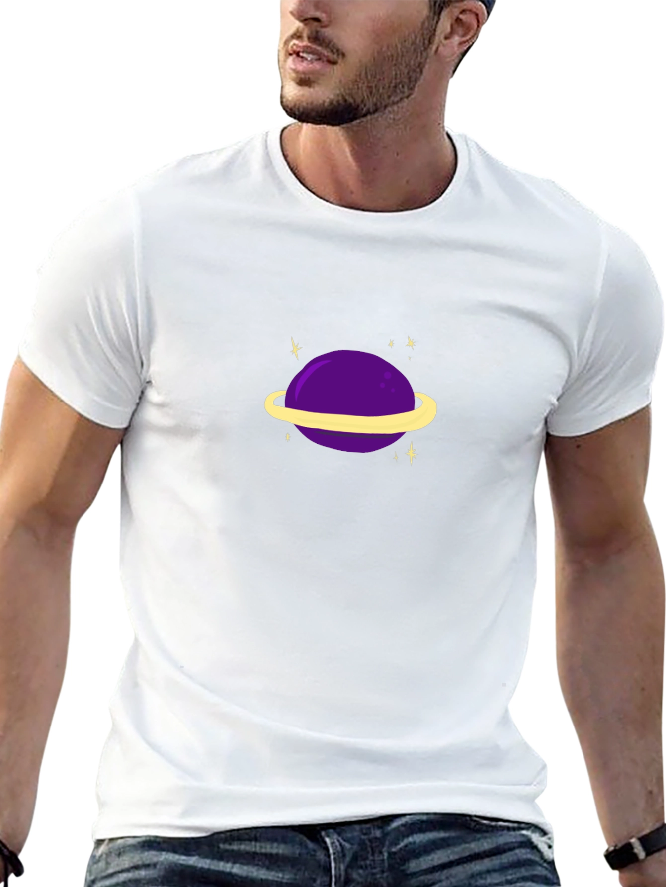Planet Graphic Tee - Cool Space Design