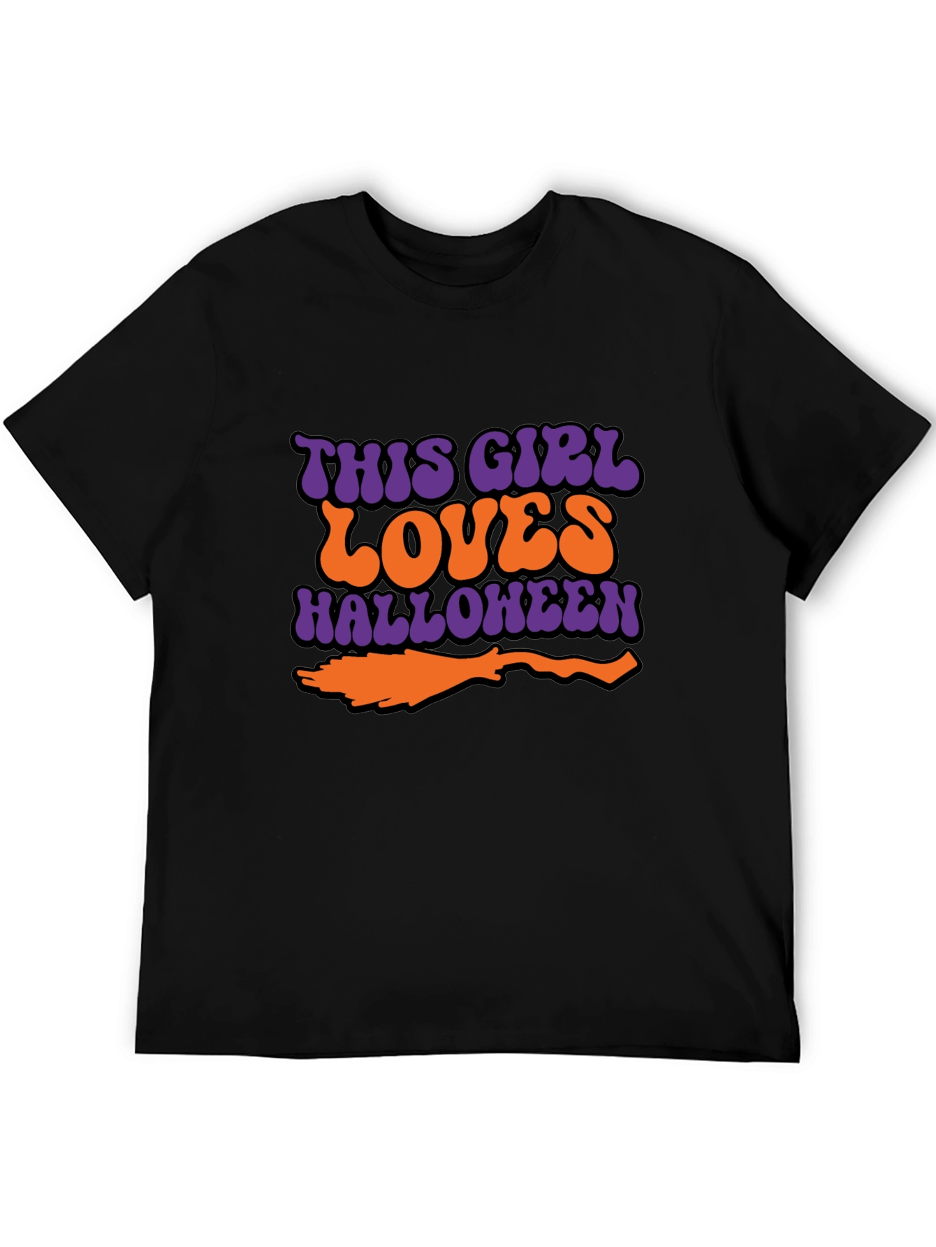 Halloween This Girl Loves Graphic T-Shirt