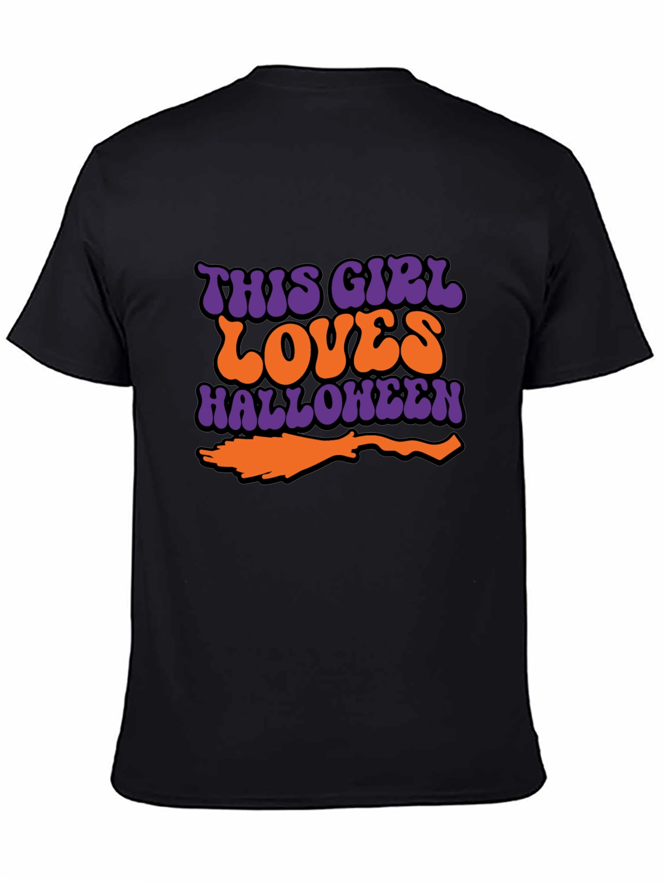 Halloween This Girl Loves Graphic T-Shirt