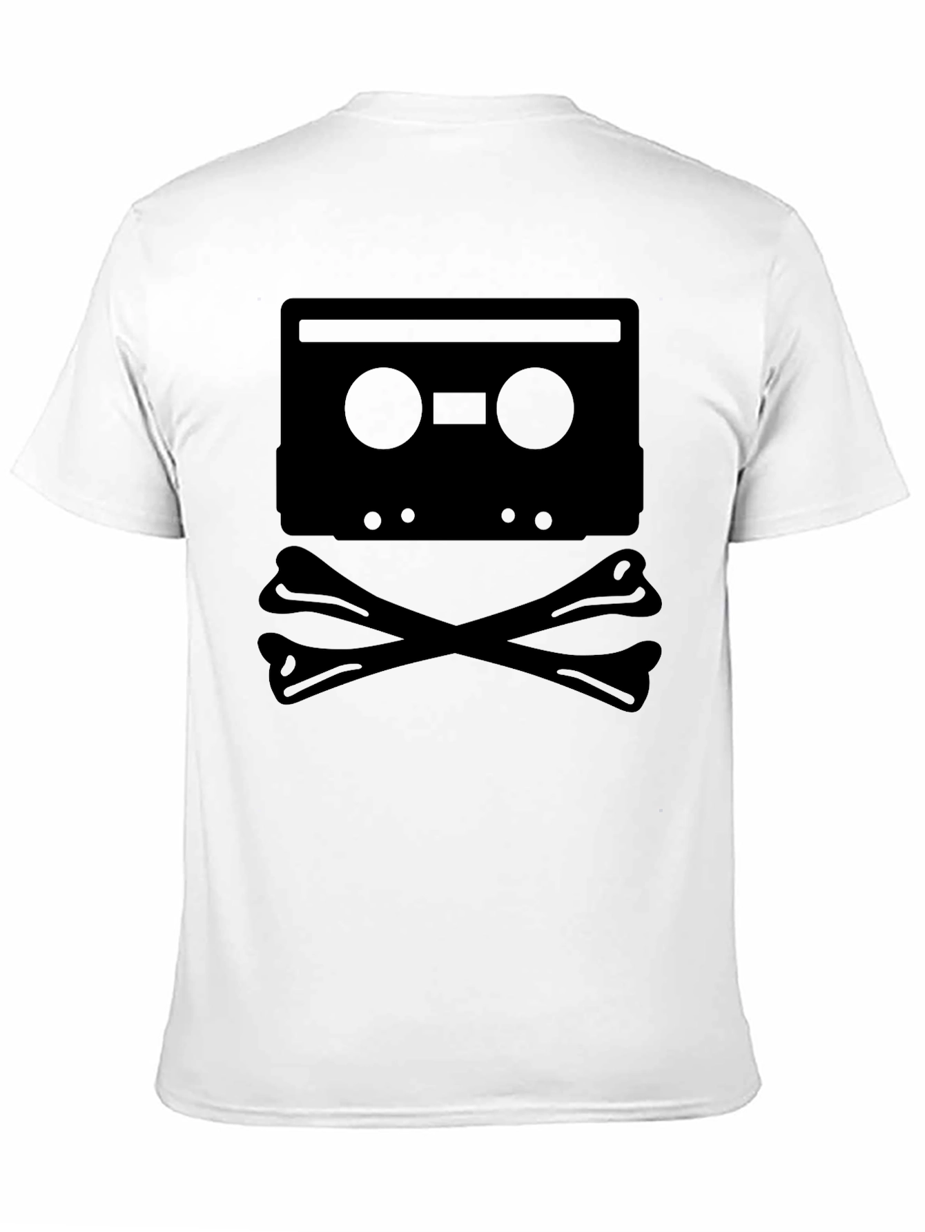 Cassette Skull T-Shirt - Retro Music Lover Tee