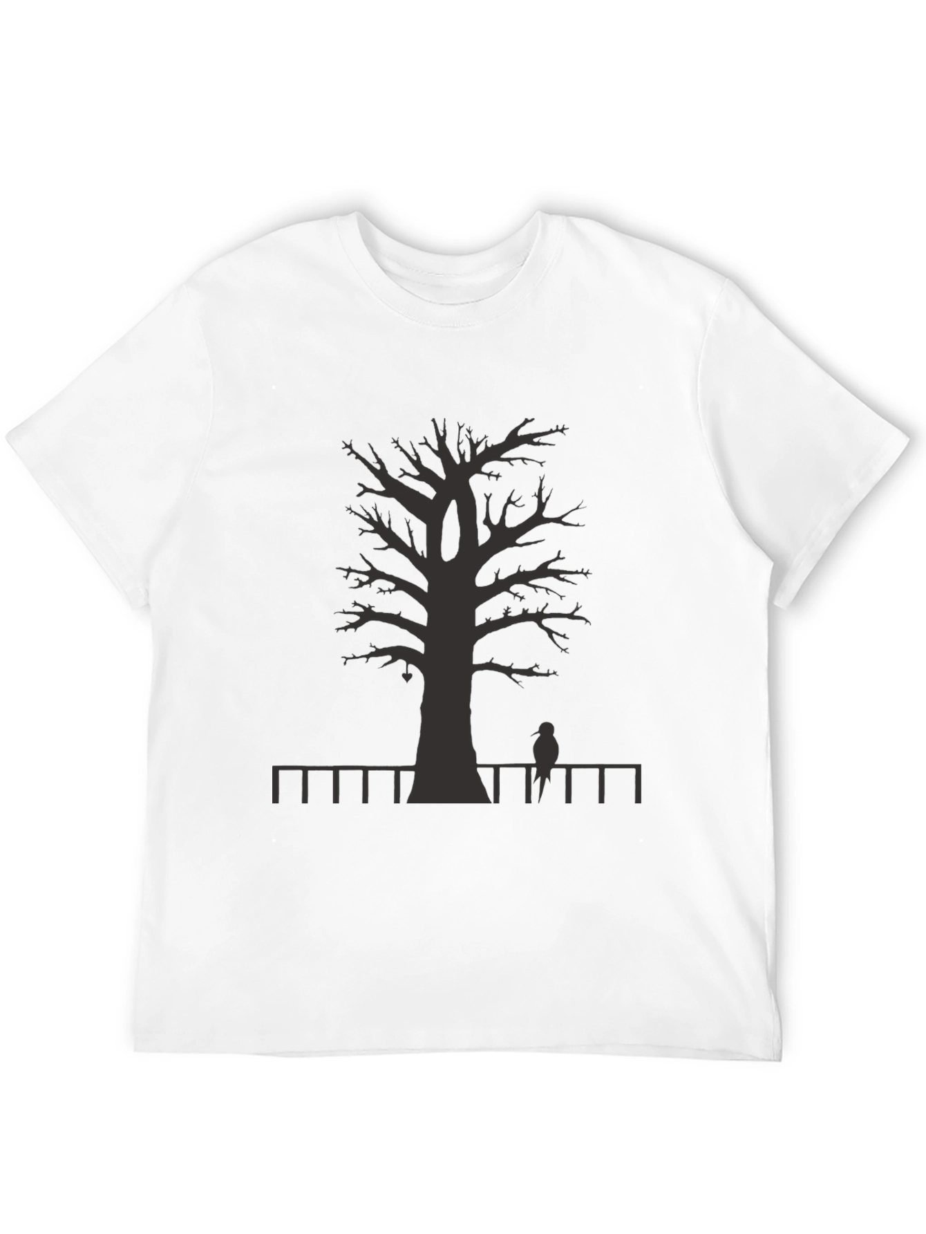 Mens Graphic Tree T-Shirt - Black